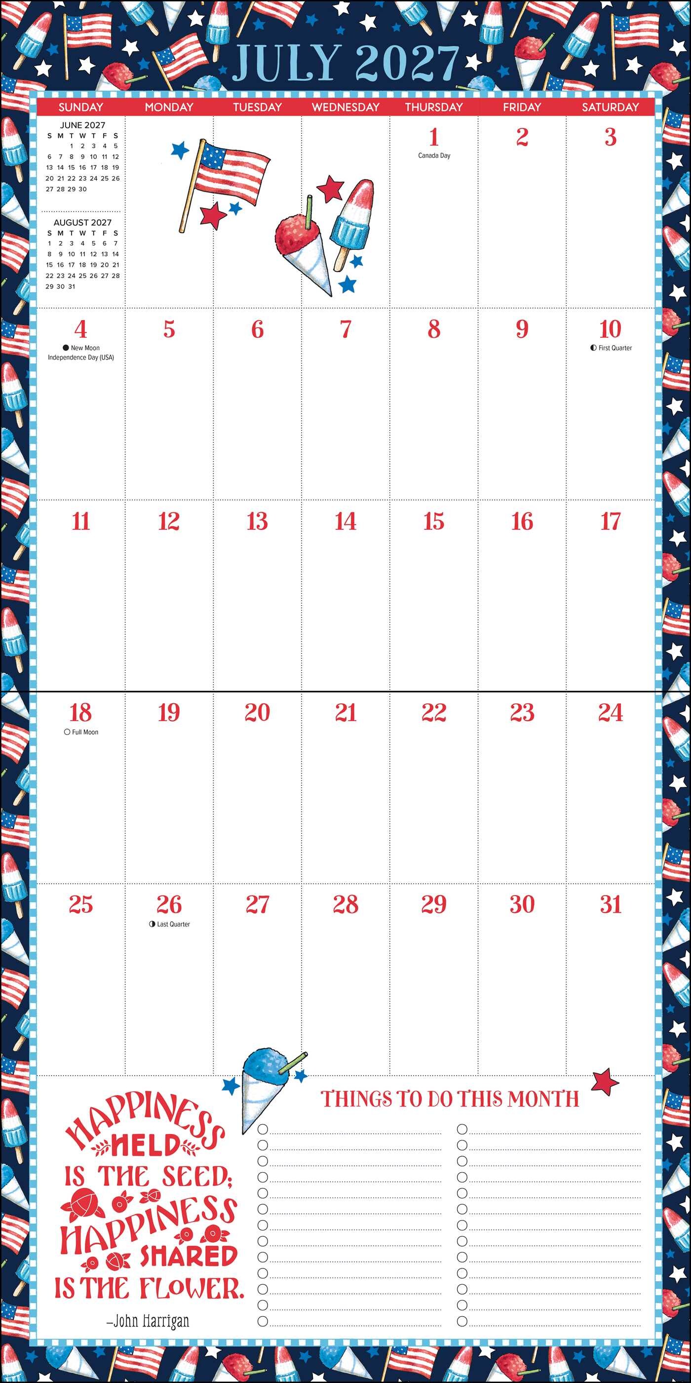 Mary Engelbreit's 2026-2027 17-Month Big Grid Wall Planner Calendar