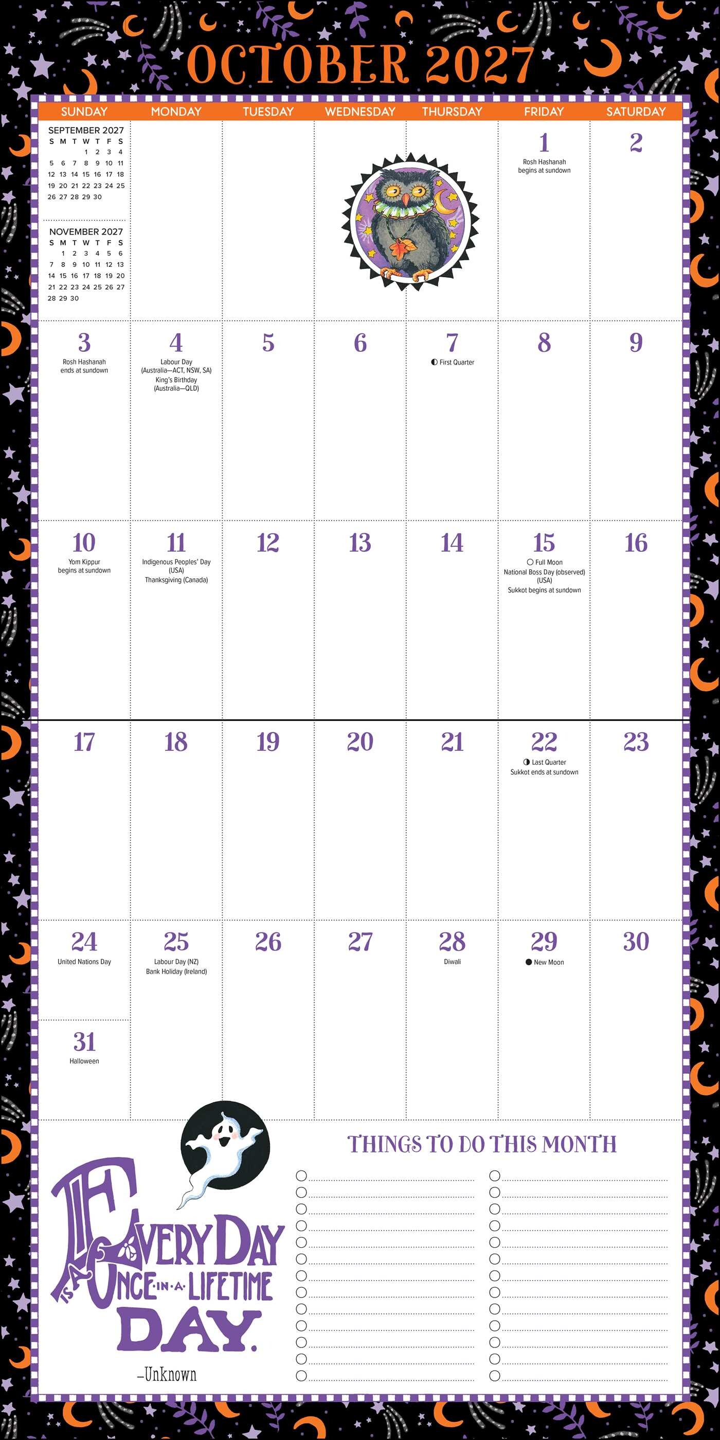 Mary Engelbreit's 2026-2027 17-Month Big Grid Wall Planner Calendar