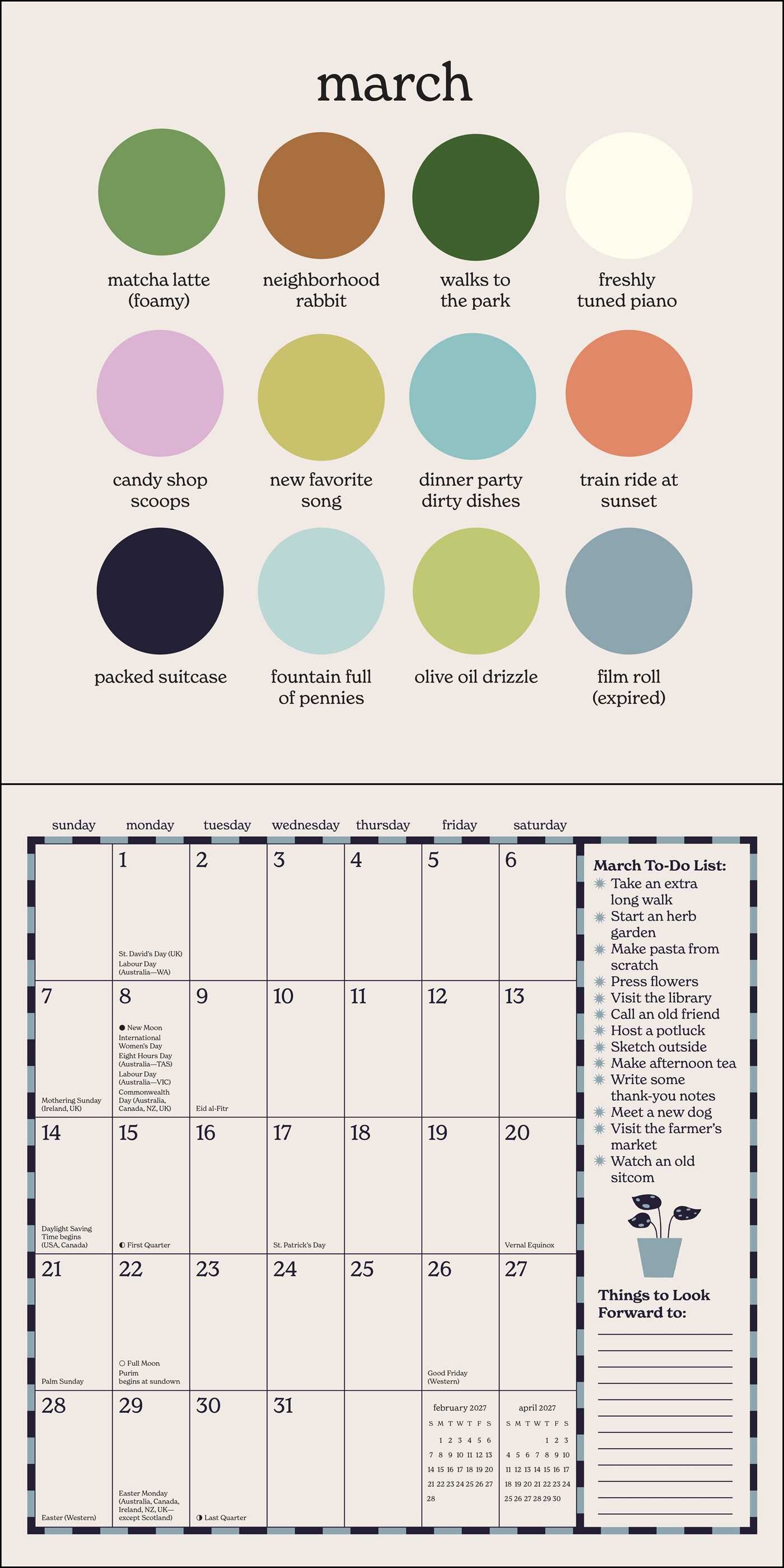 Joy of Color 2027 Wall Calendar