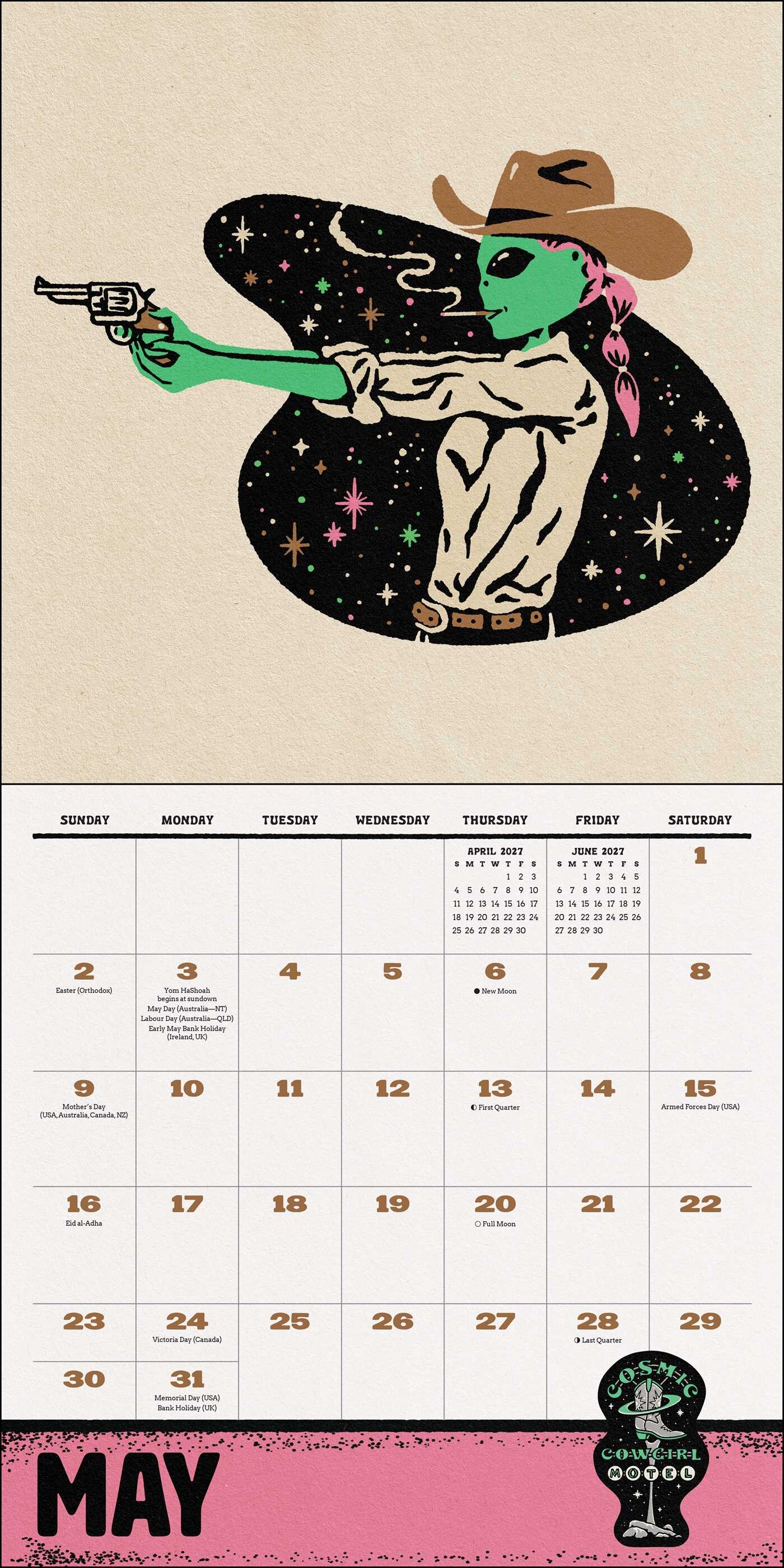 Sam Larson 2027 Wall Calendar