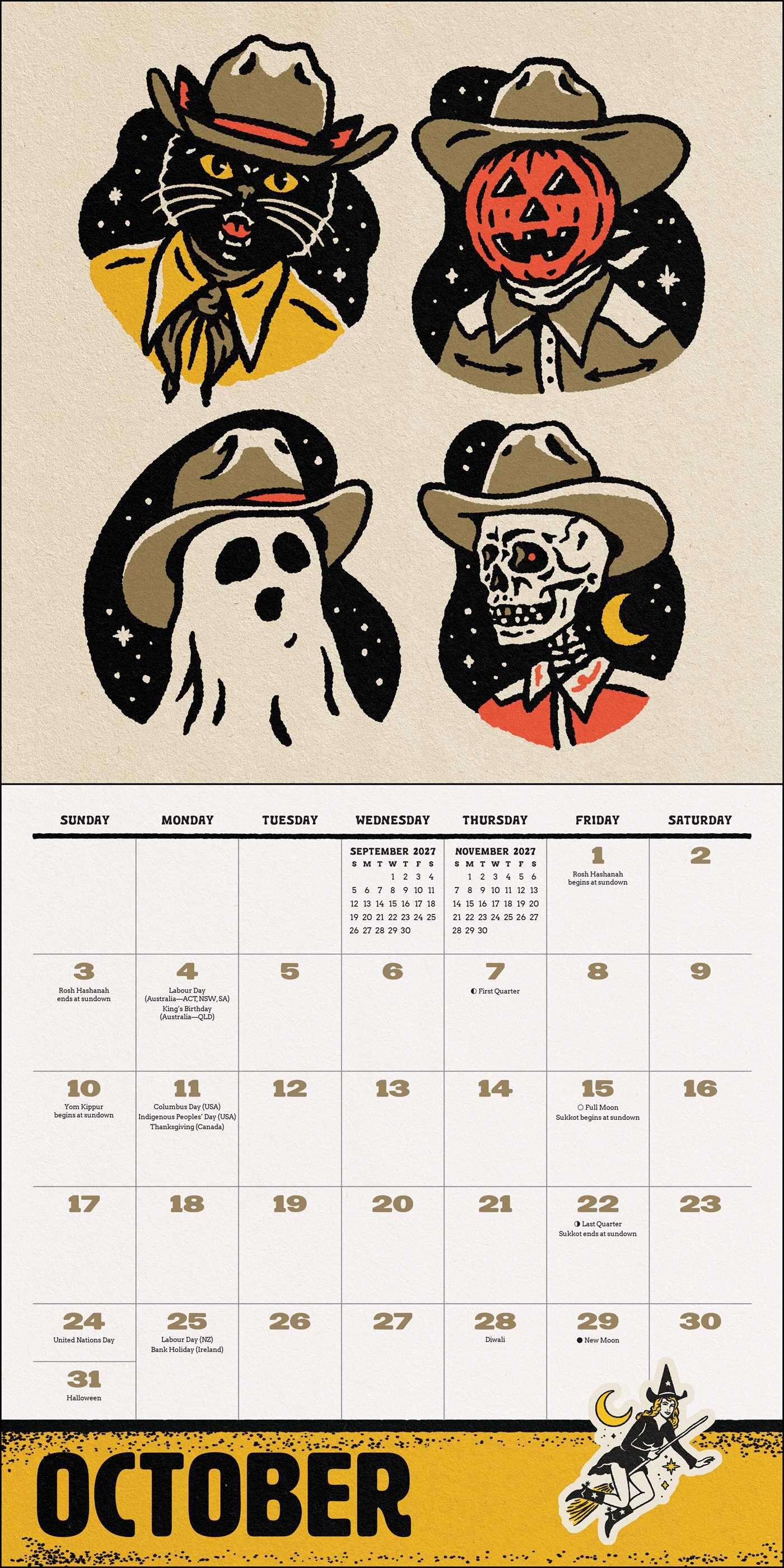 Sam Larson 2027 Wall Calendar
