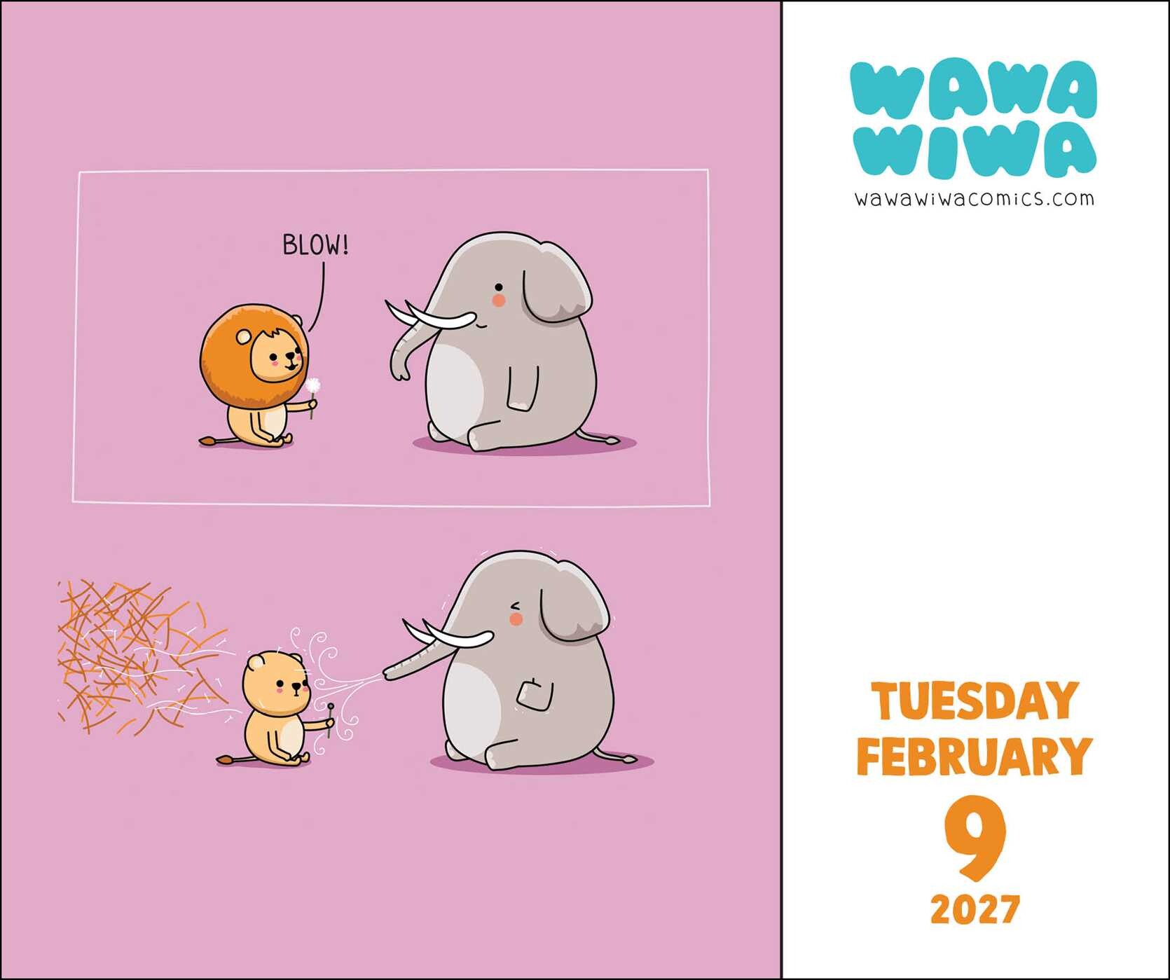 Wawawiwa 2027 Day-to-Day Calendar
