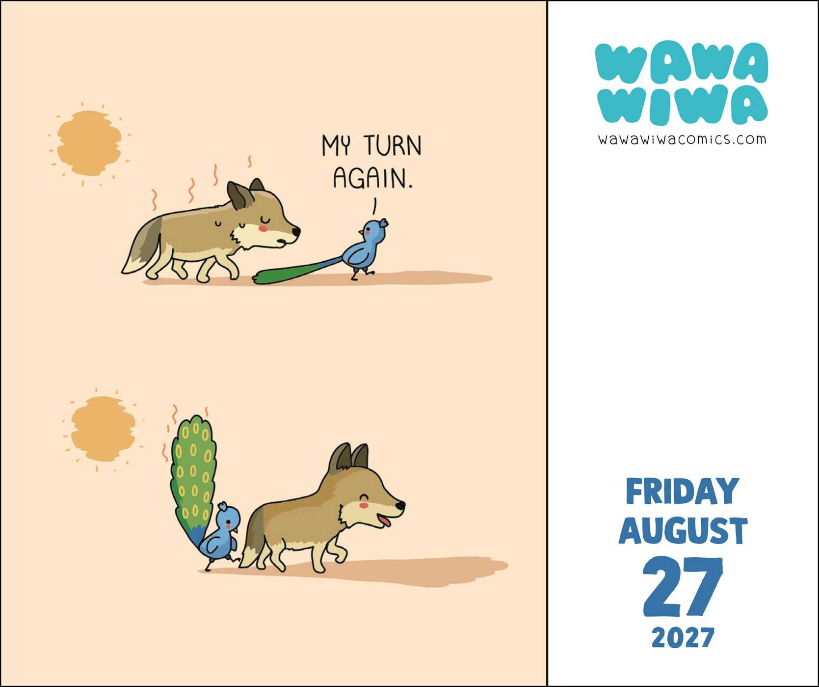 Wawawiwa 2027 Day-to-Day Calendar
