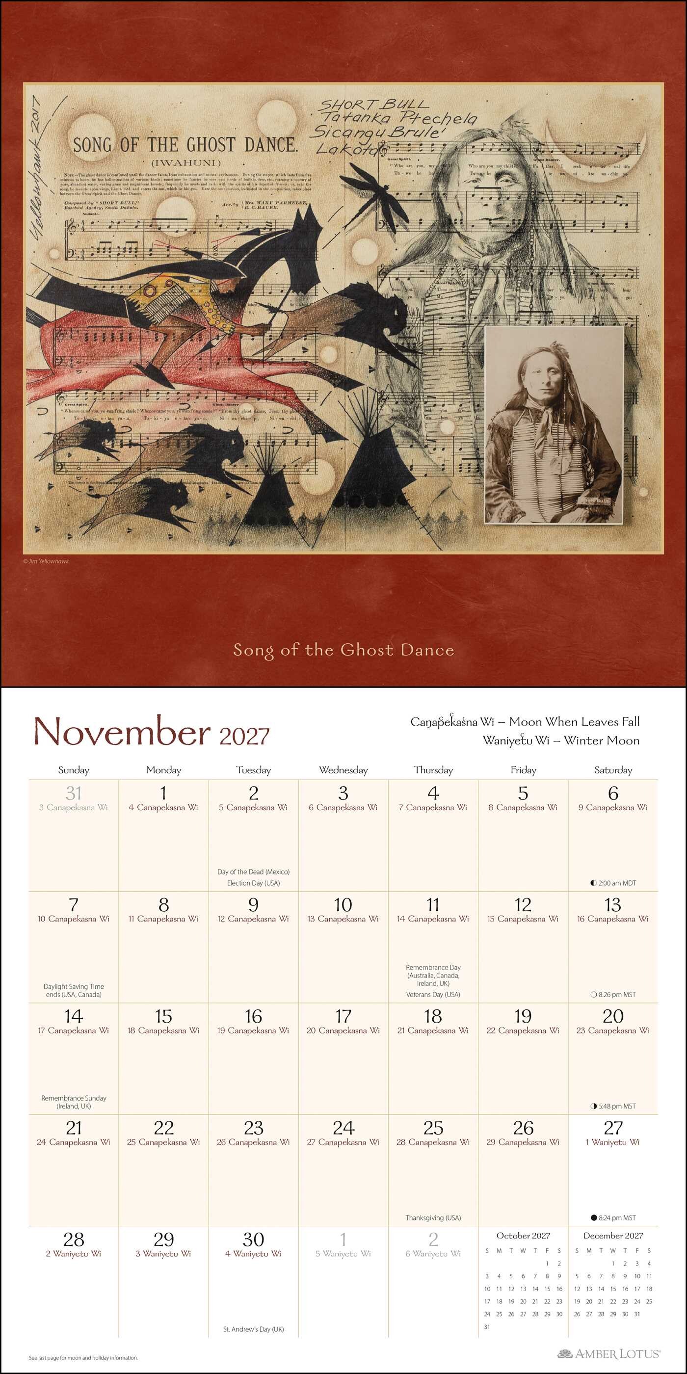 Lakota Way 2027 Wall Calendar
