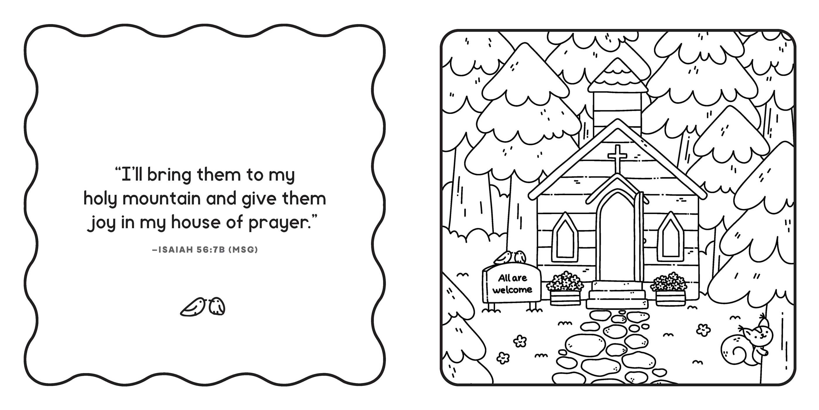 Simple Gifts Christian Coloring: Peaceful Places