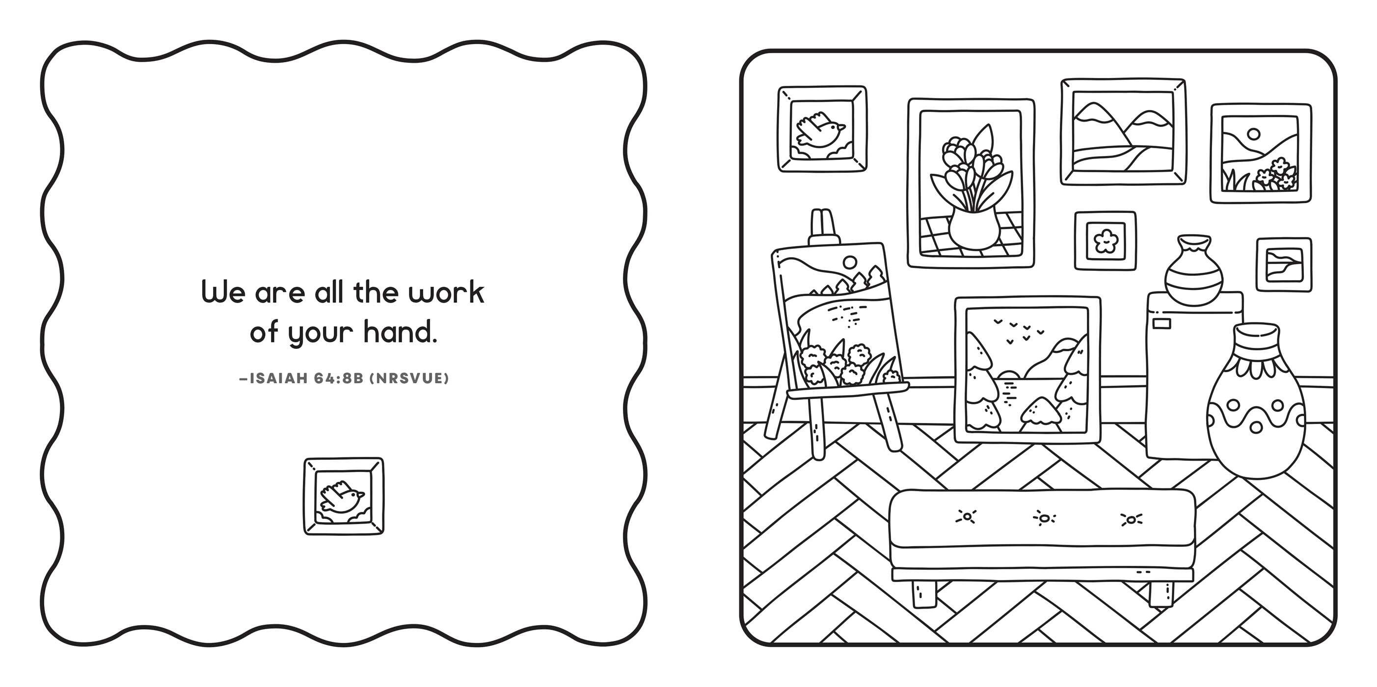 Simple Gifts Christian Coloring: Peaceful Places