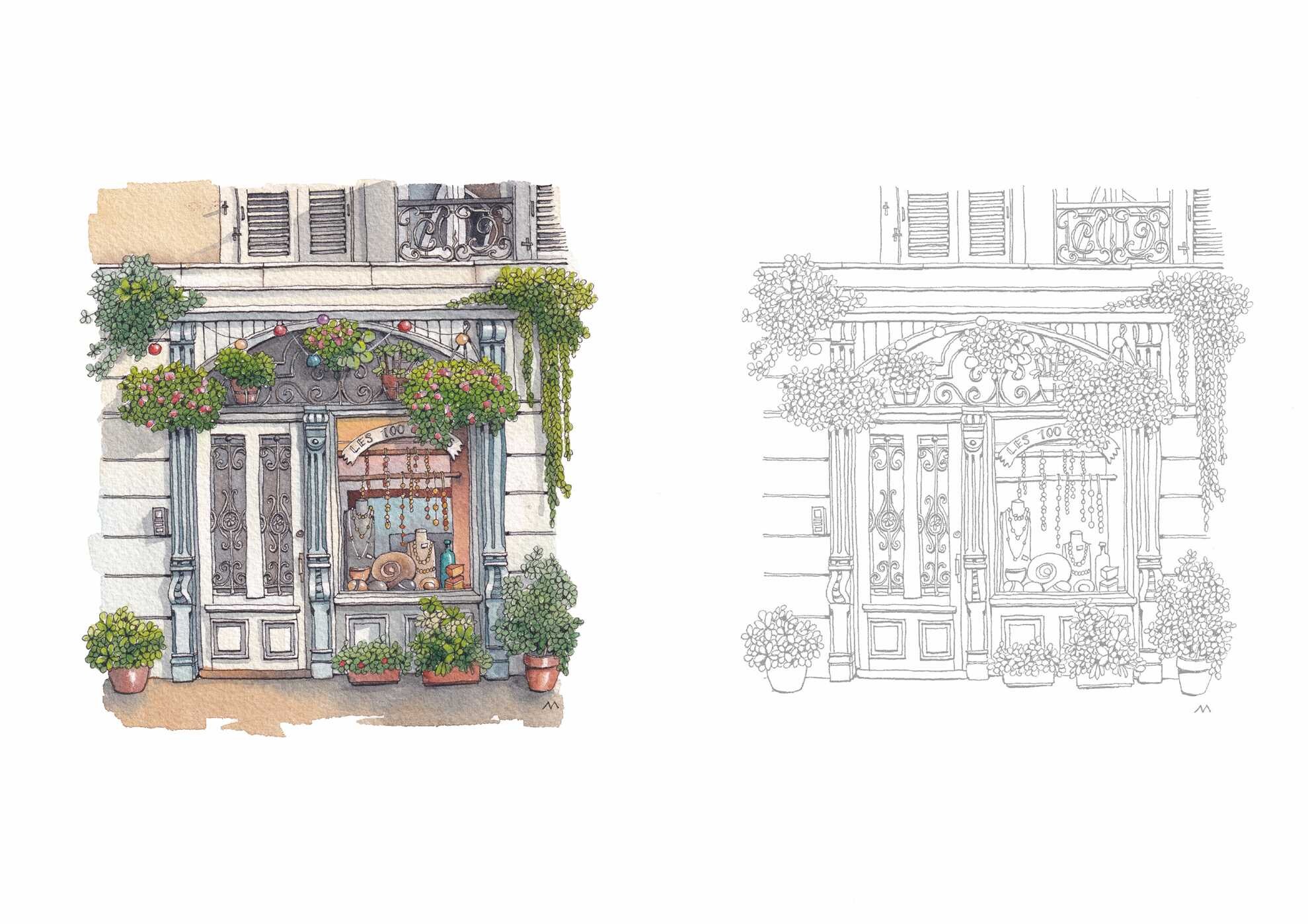 Urban Anna Coloring Book: A Whimsical World