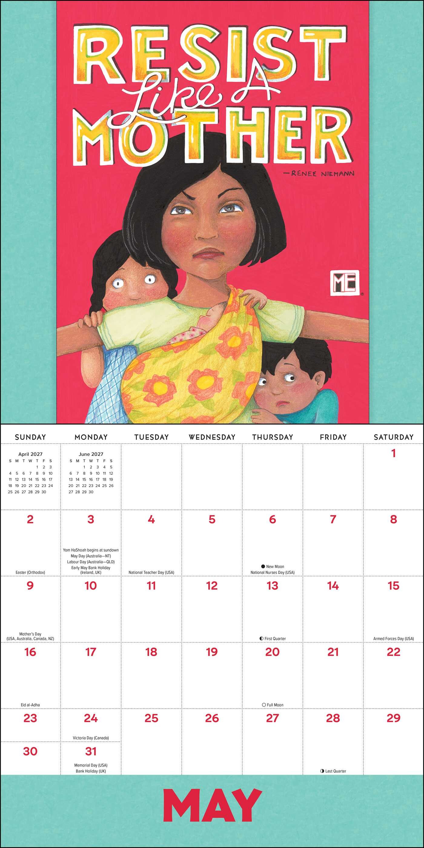 Mary Engelbreit's Your Voice Matters 2027 Wall Calendar
