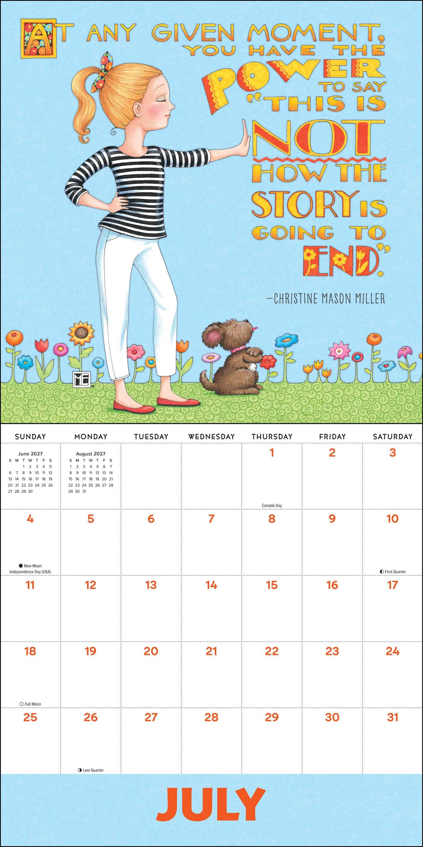 Mary Engelbreit's Your Voice Matters 2027 Wall Calendar