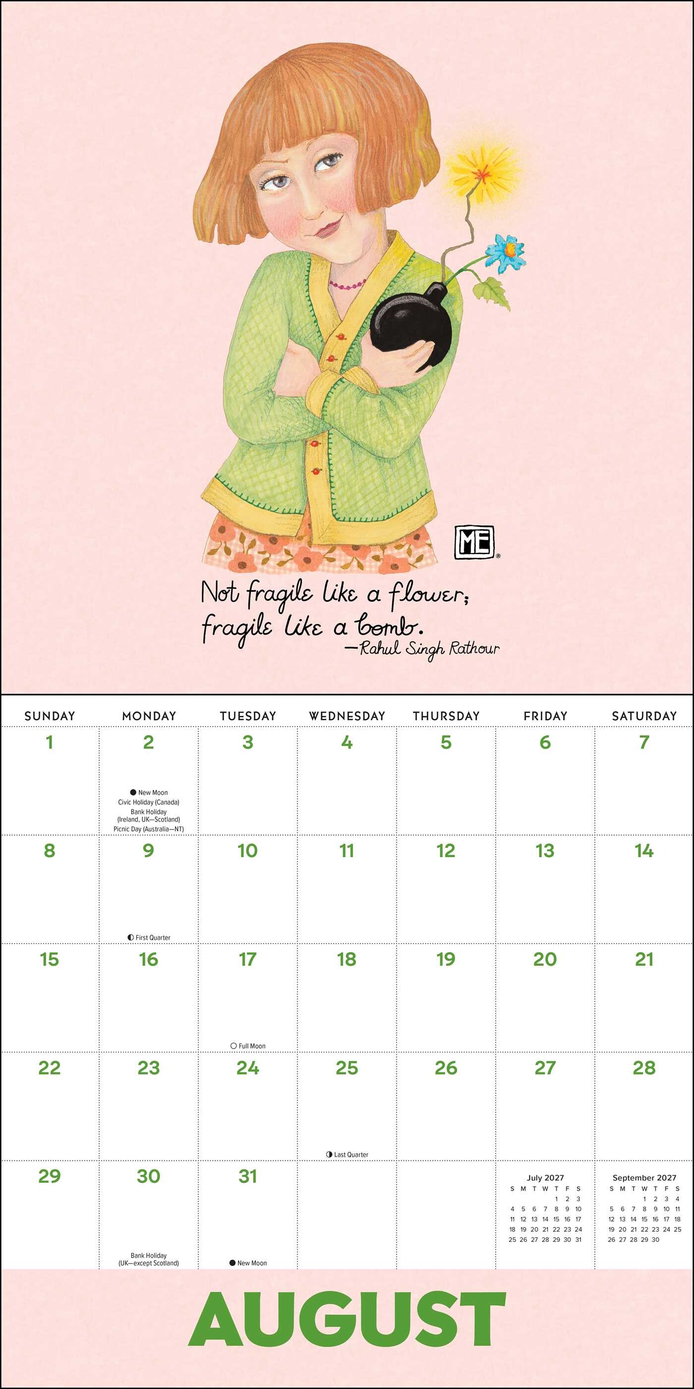 Mary Engelbreit's Your Voice Matters 2027 Wall Calendar