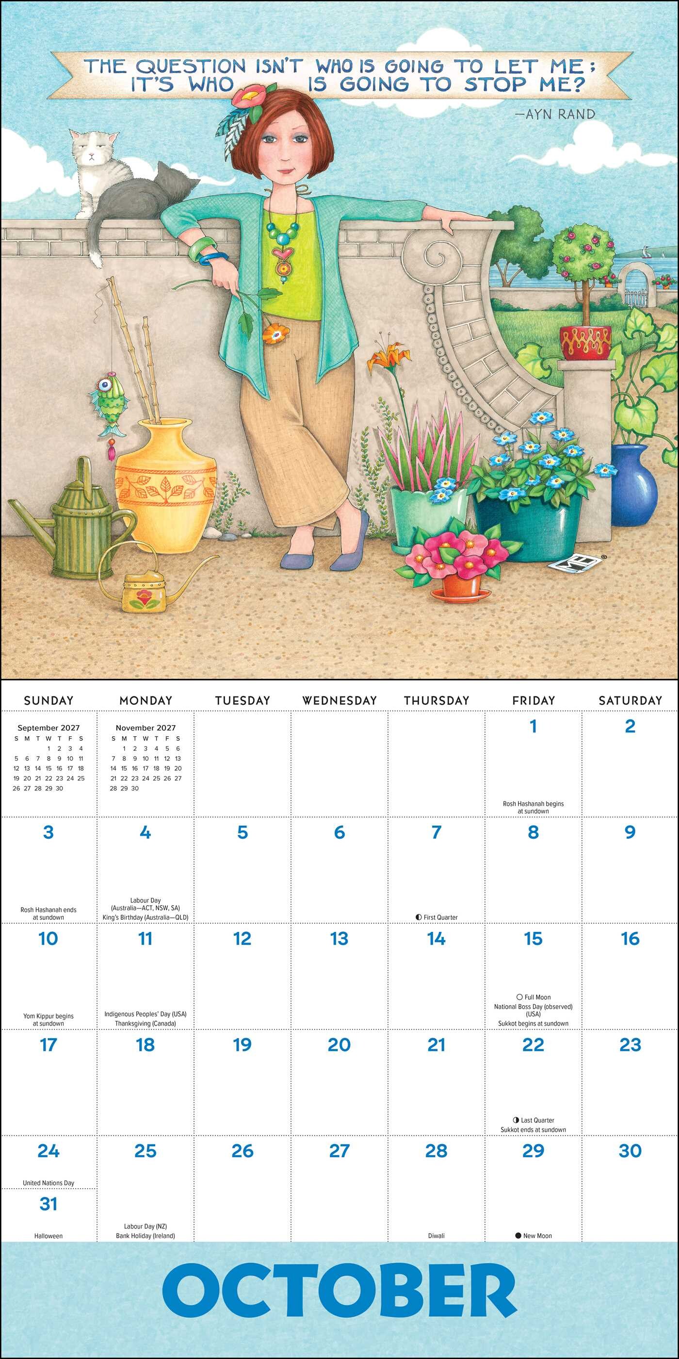 Mary Engelbreit's Your Voice Matters 2027 Wall Calendar