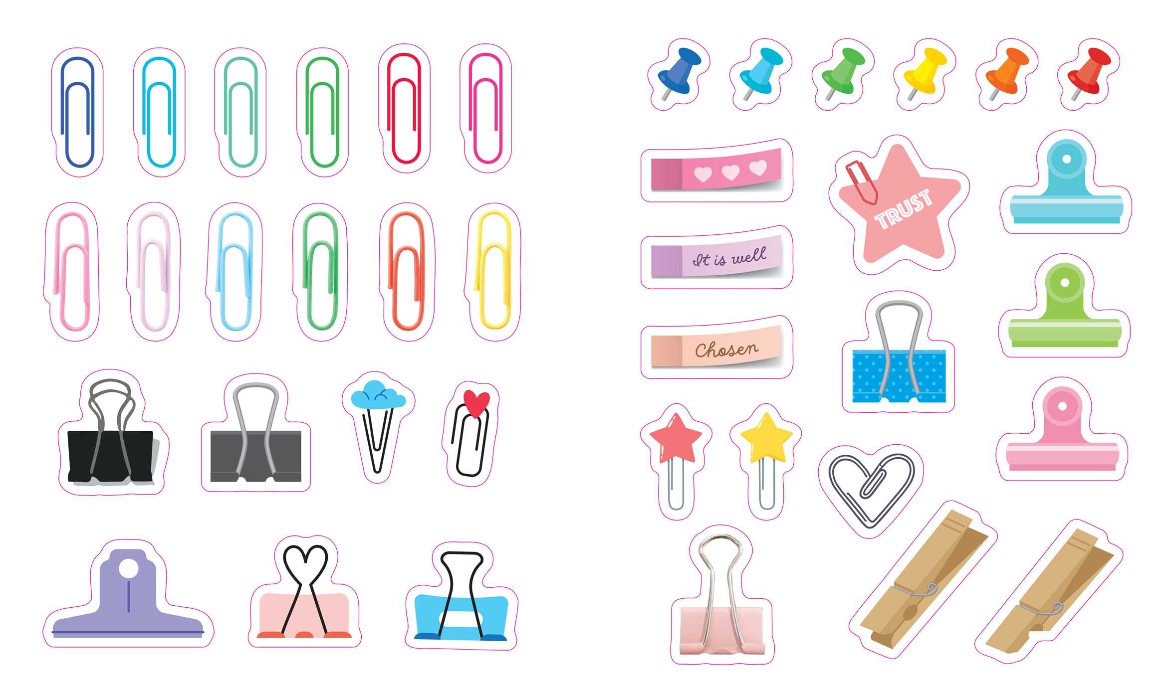 Sticker Inspirations Junk Journaling