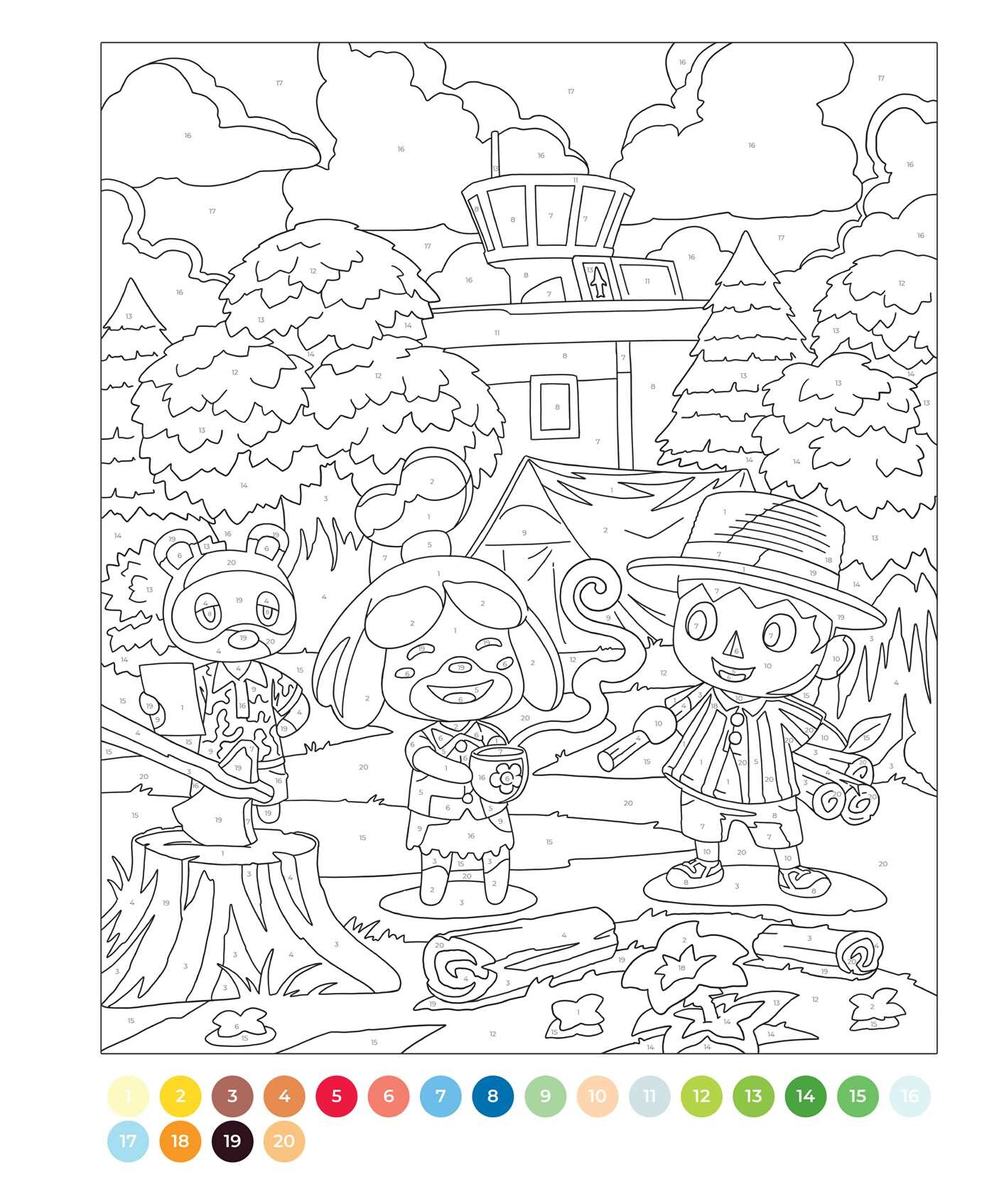 Unofficial Video Games Color by Number Book