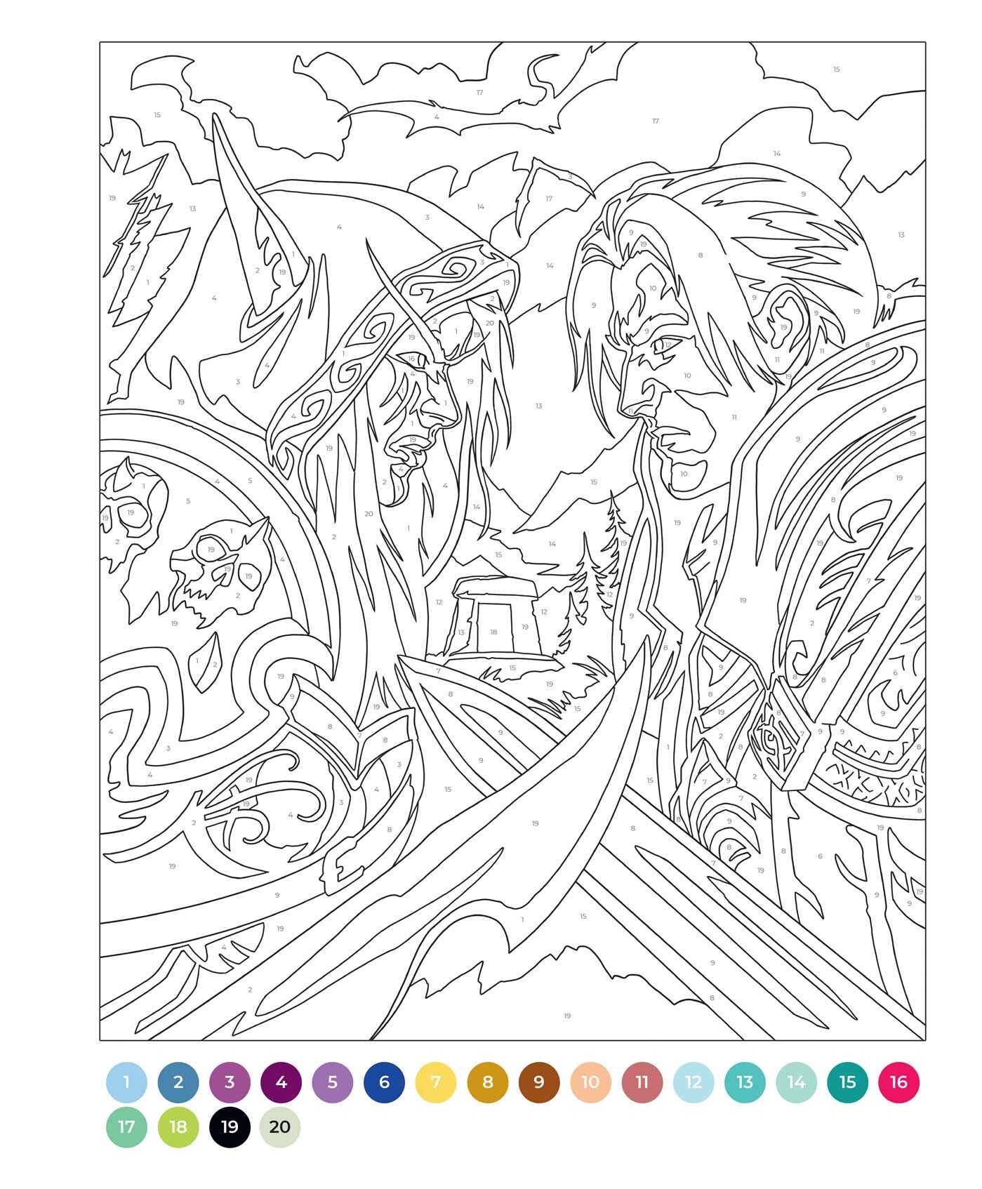 Unofficial Video Games Color by Number Book