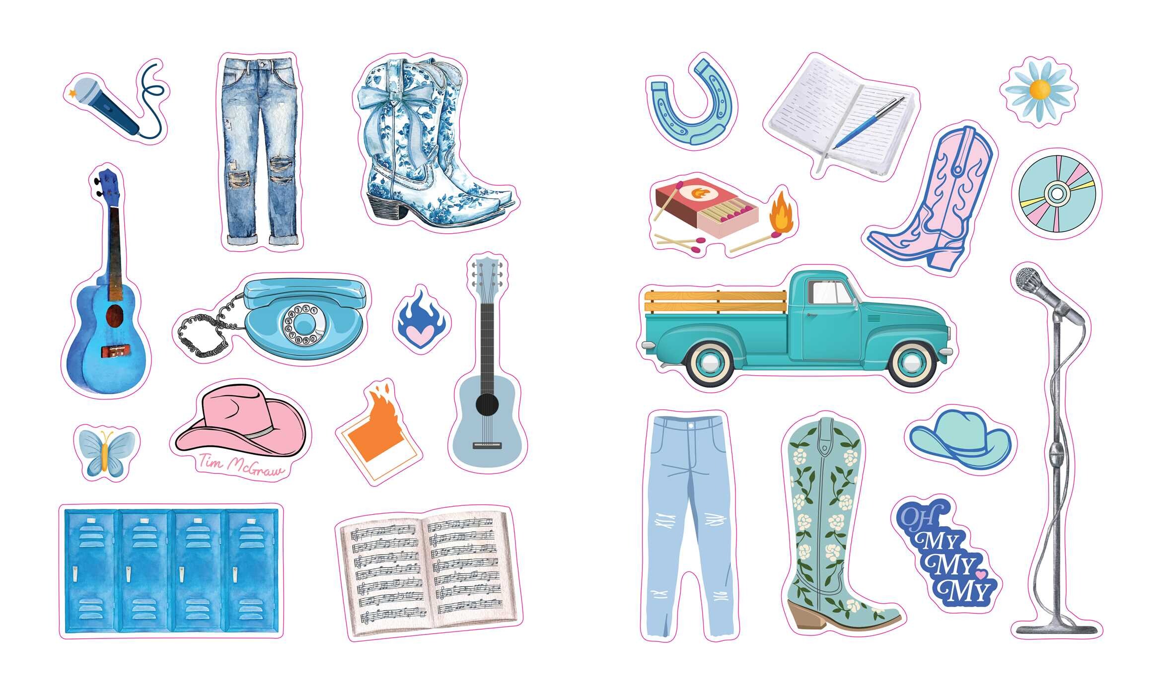 Unofficial Taylor Swift Sticker Book