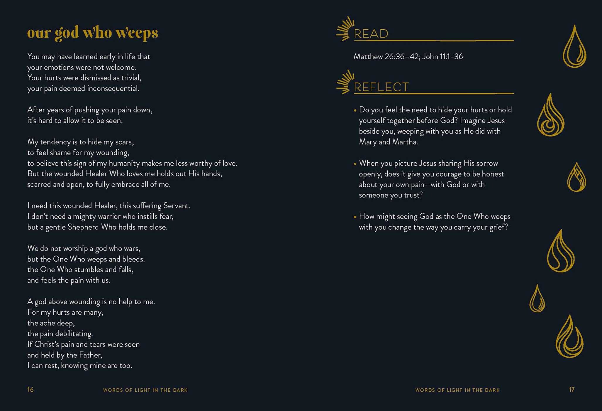 Words of Light in the Dark