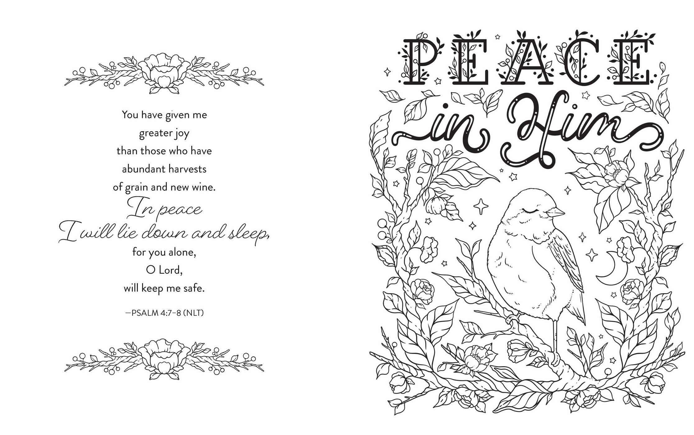Be Still & Color Psalms to Calm the Soul