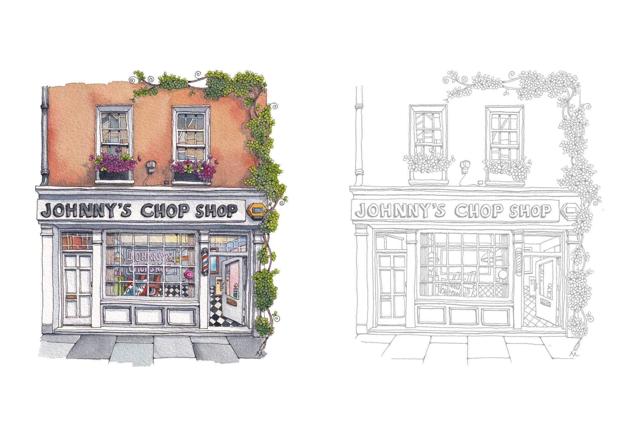 Urban Anna's We'll Always Have London Coloring Book