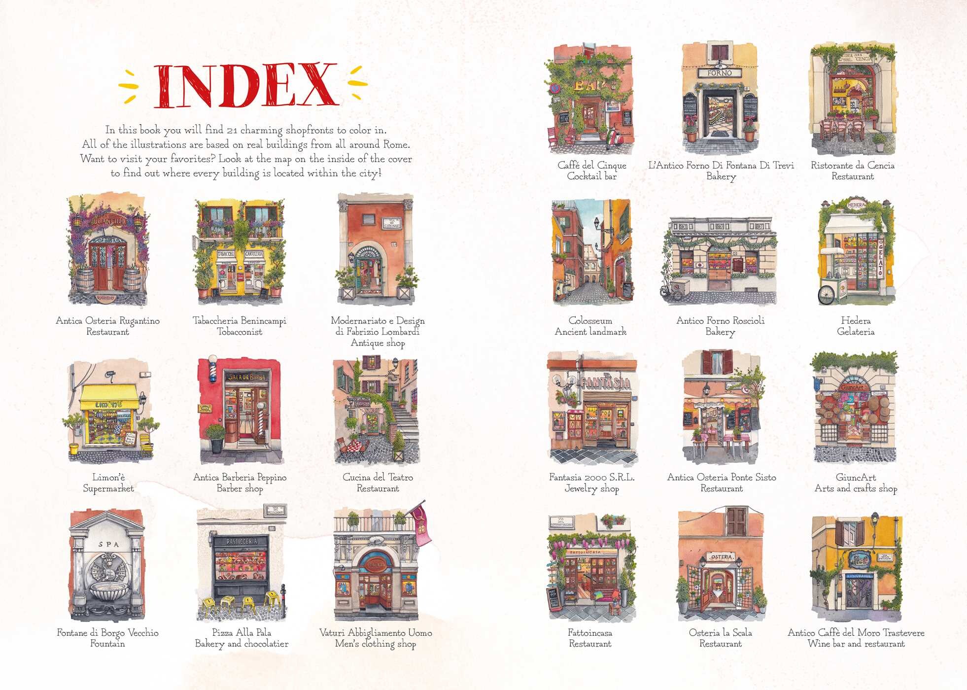 Urban Anna's Rome Is Where My Heart Is Coloring Book