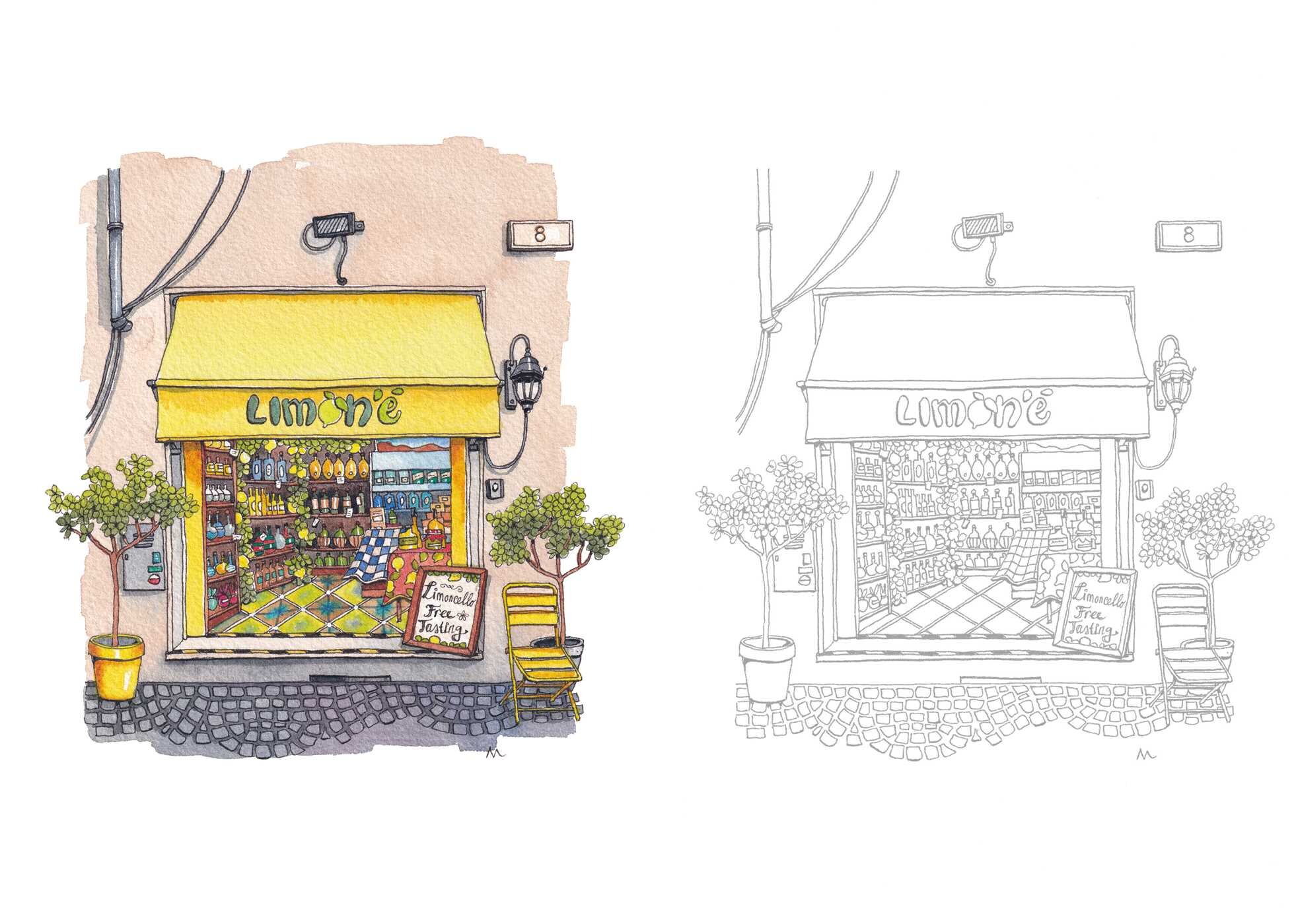 Urban Anna's Rome Is Where My Heart Is Coloring Book