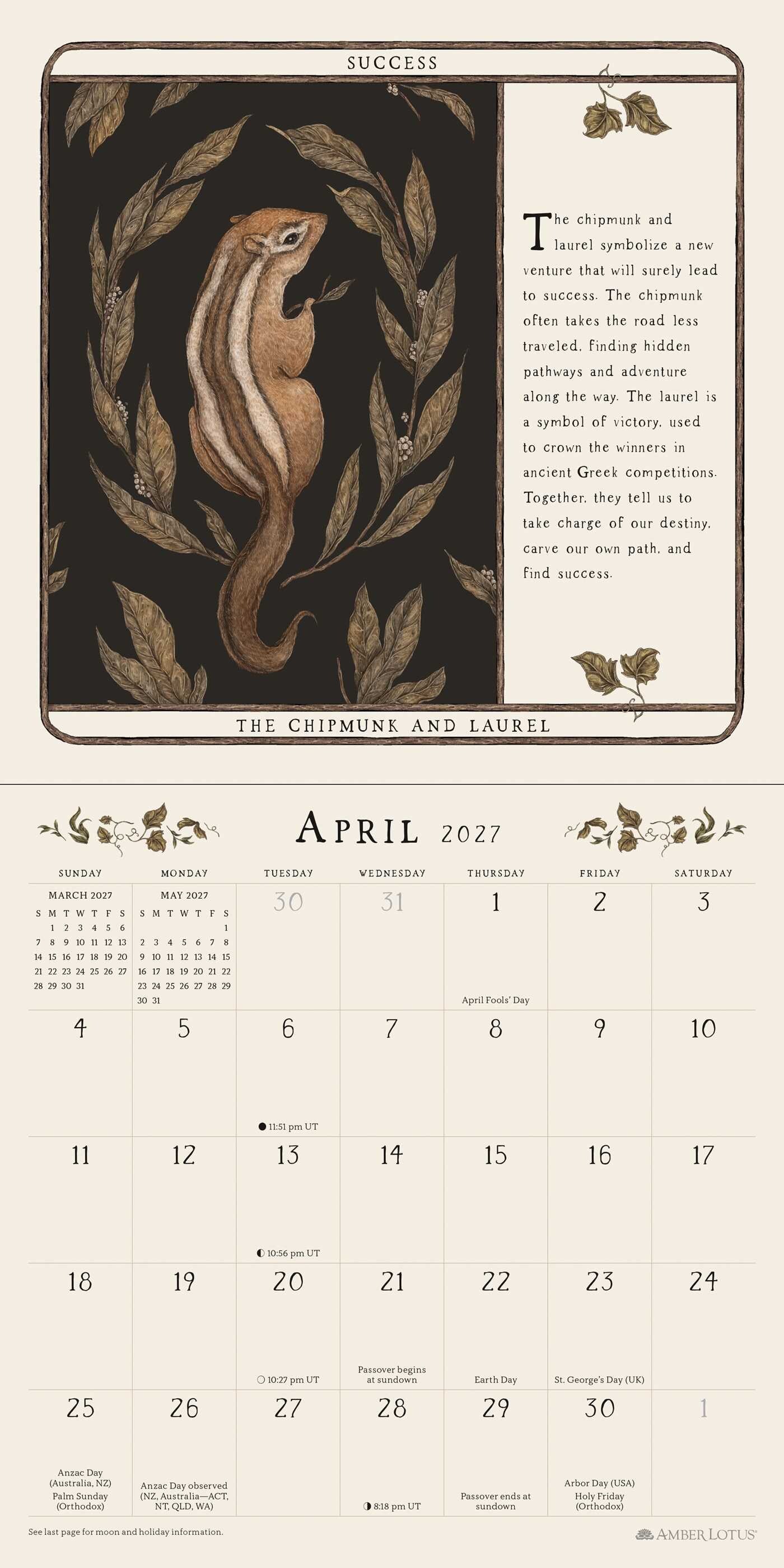 Woodland Wardens 2027 Mini Wall Calendar
