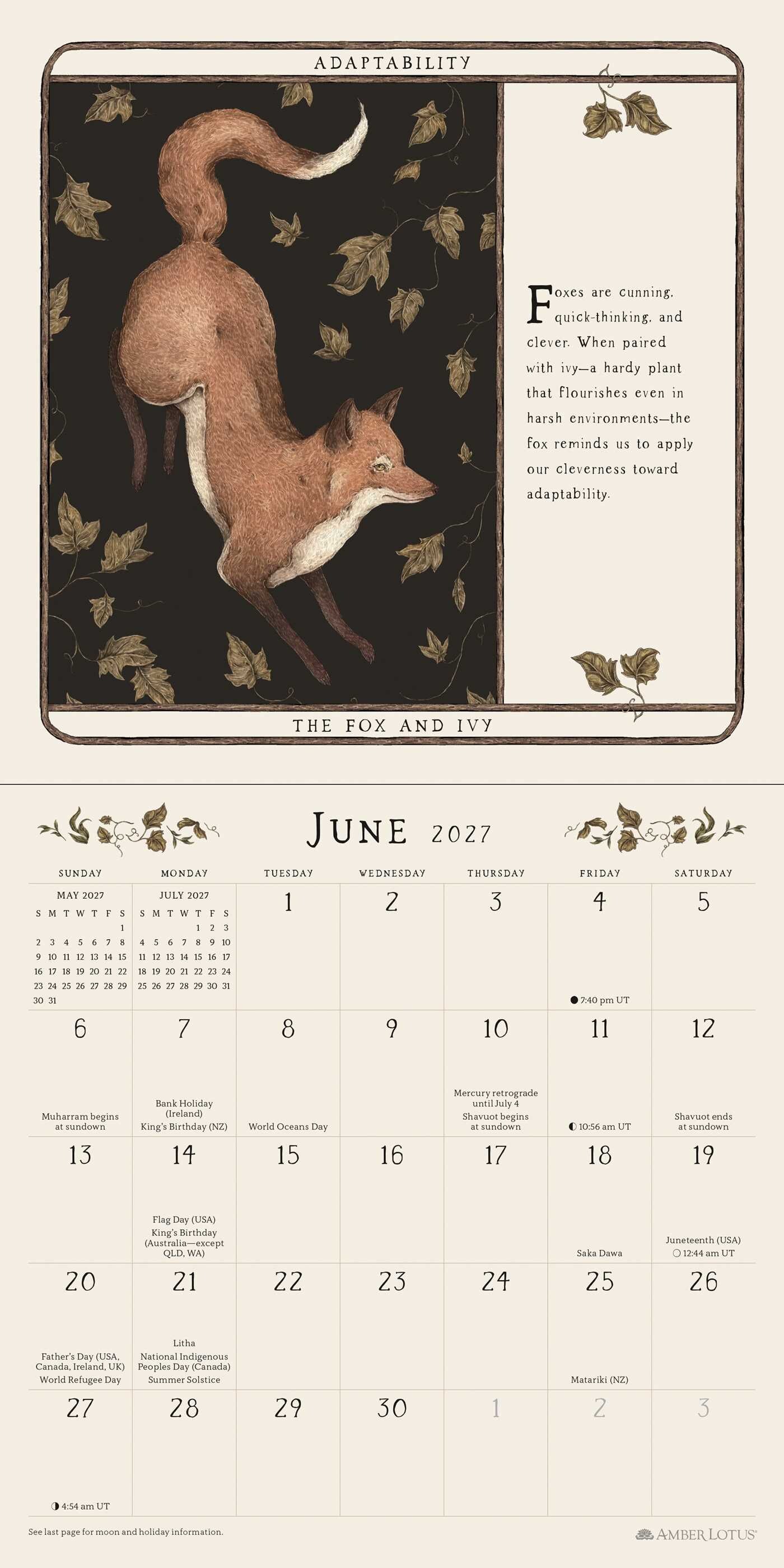 Woodland Wardens 2027 Mini Wall Calendar