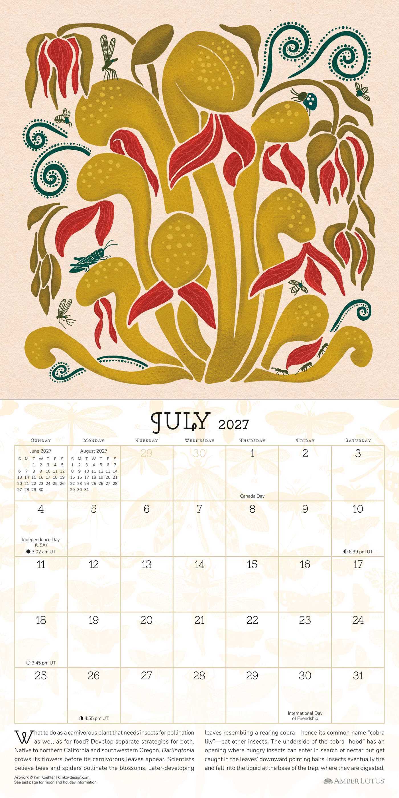 Praise for the Pollinators 2027 Mini Wall Calendar