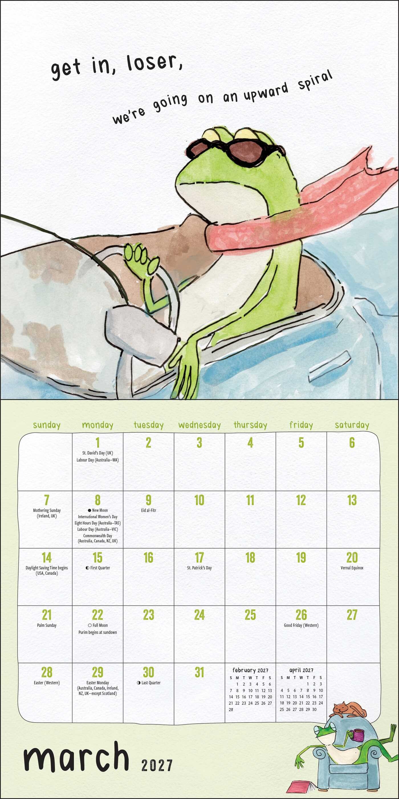 Just Froget About It 2027 Mini Wall Calendar