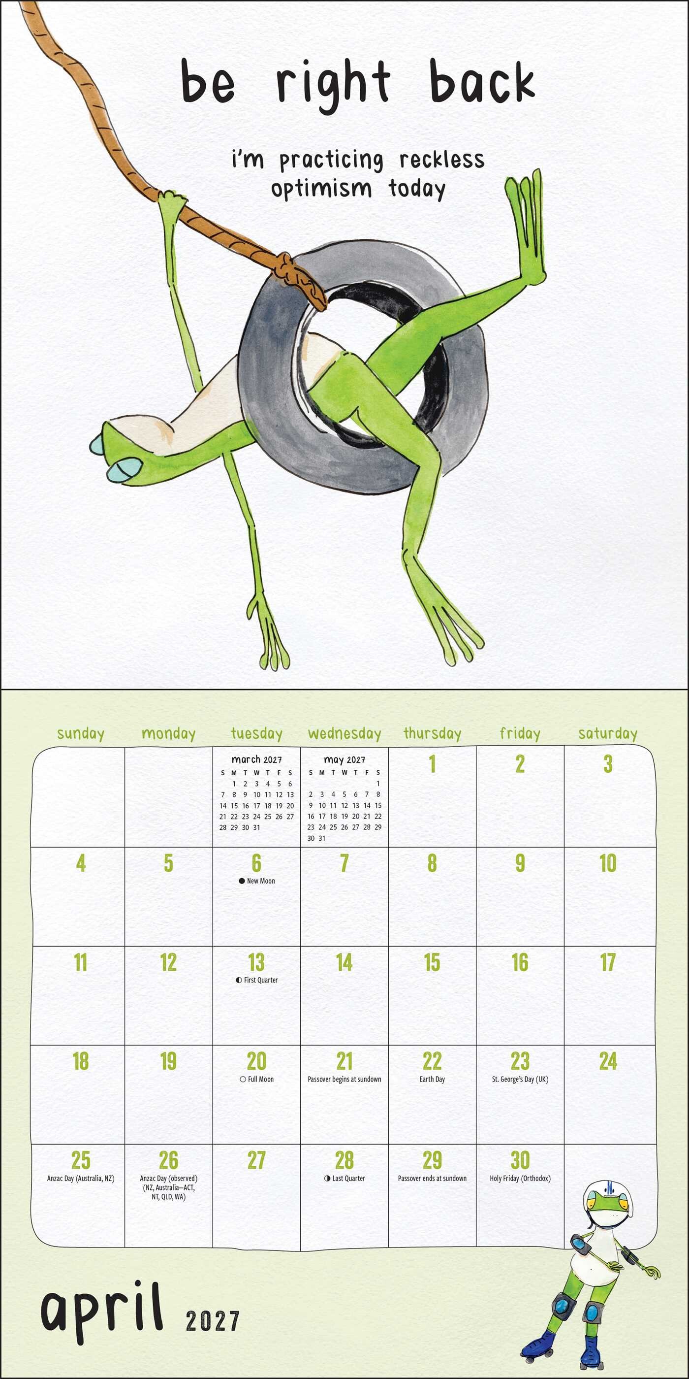 Just Froget About It 2027 Mini Wall Calendar