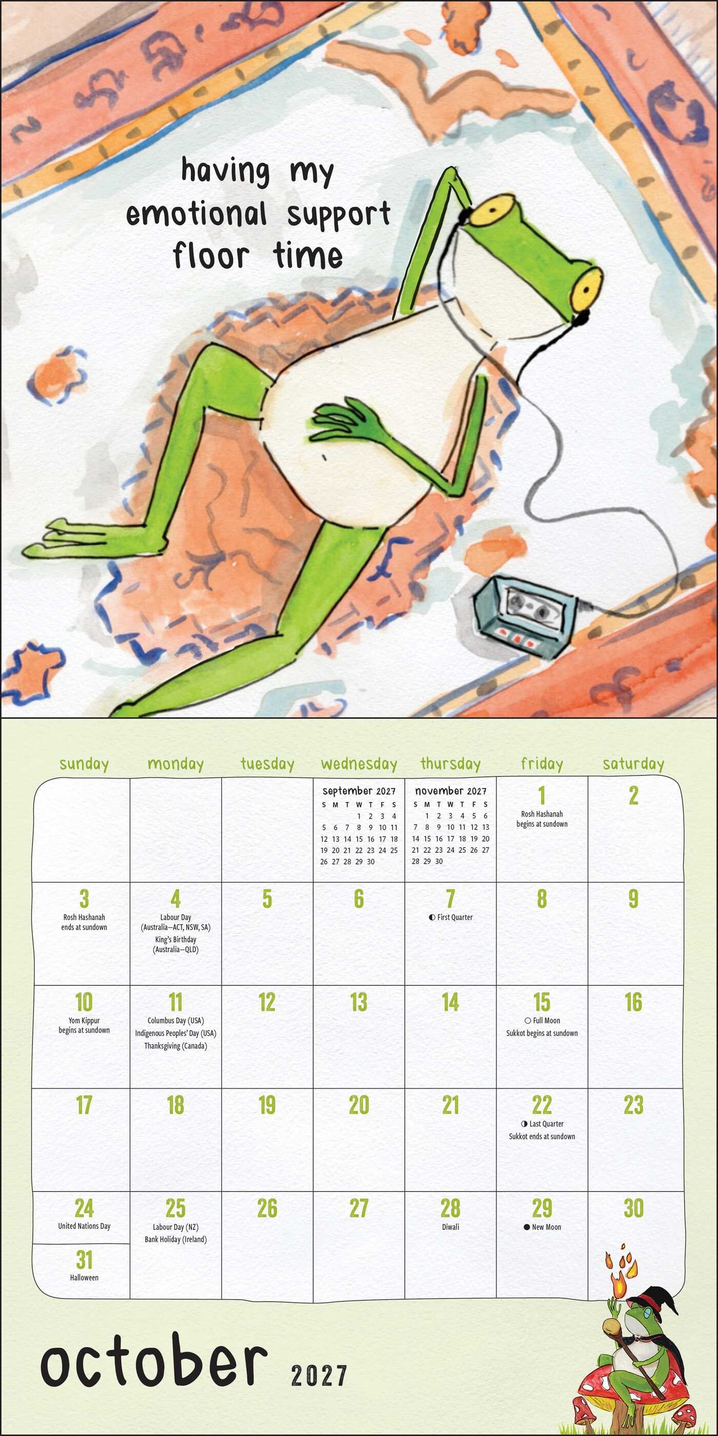 Just Froget About It 2027 Mini Wall Calendar
