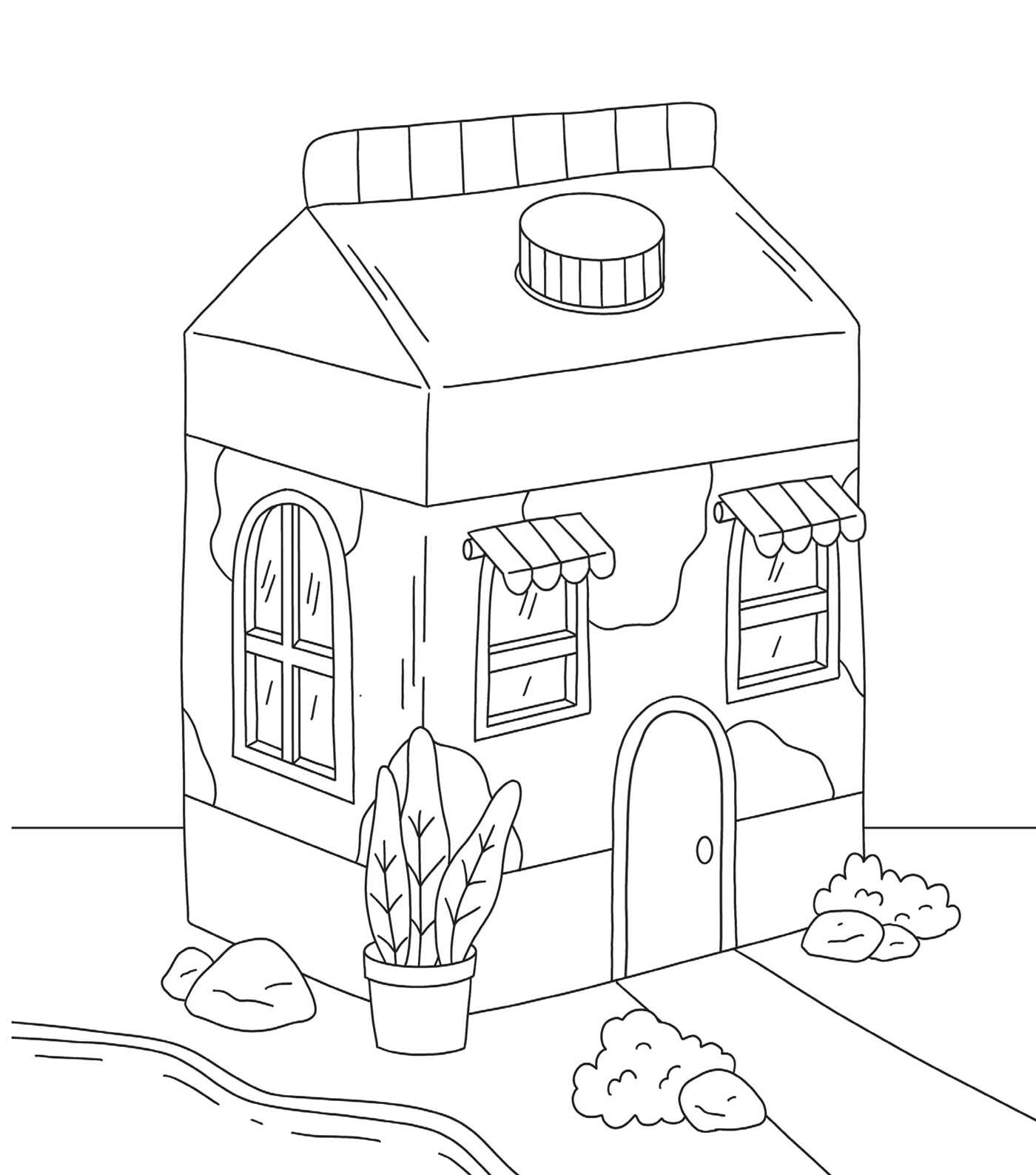 Cozy Cute Pocket Coloring: Whimsical Homes