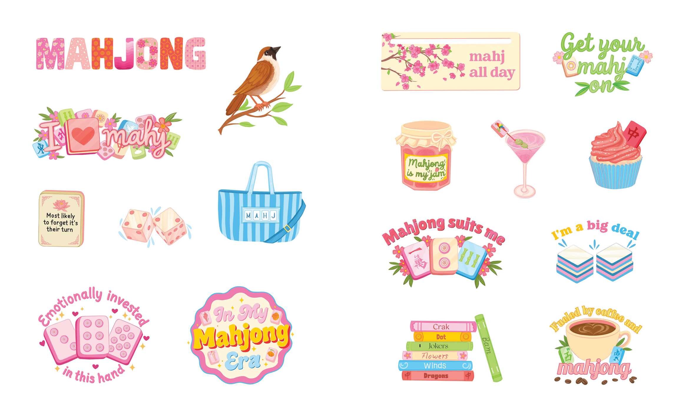 Sticker Style: Mahjong