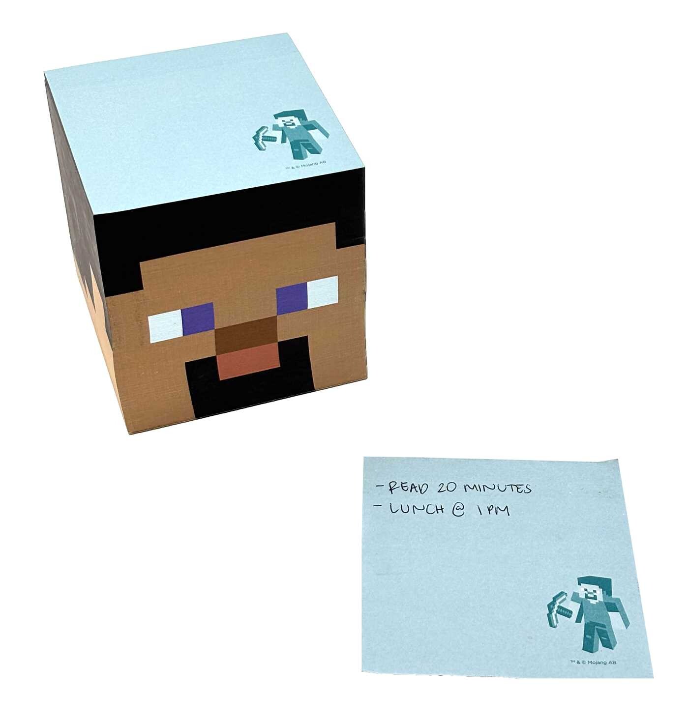 Minecraft: Steve Sticky Note Cube