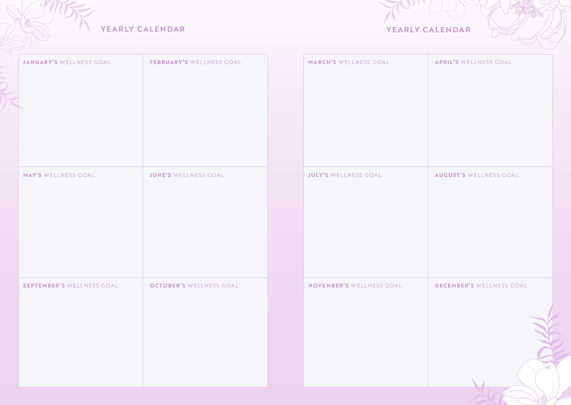 Wellness Notebook Set