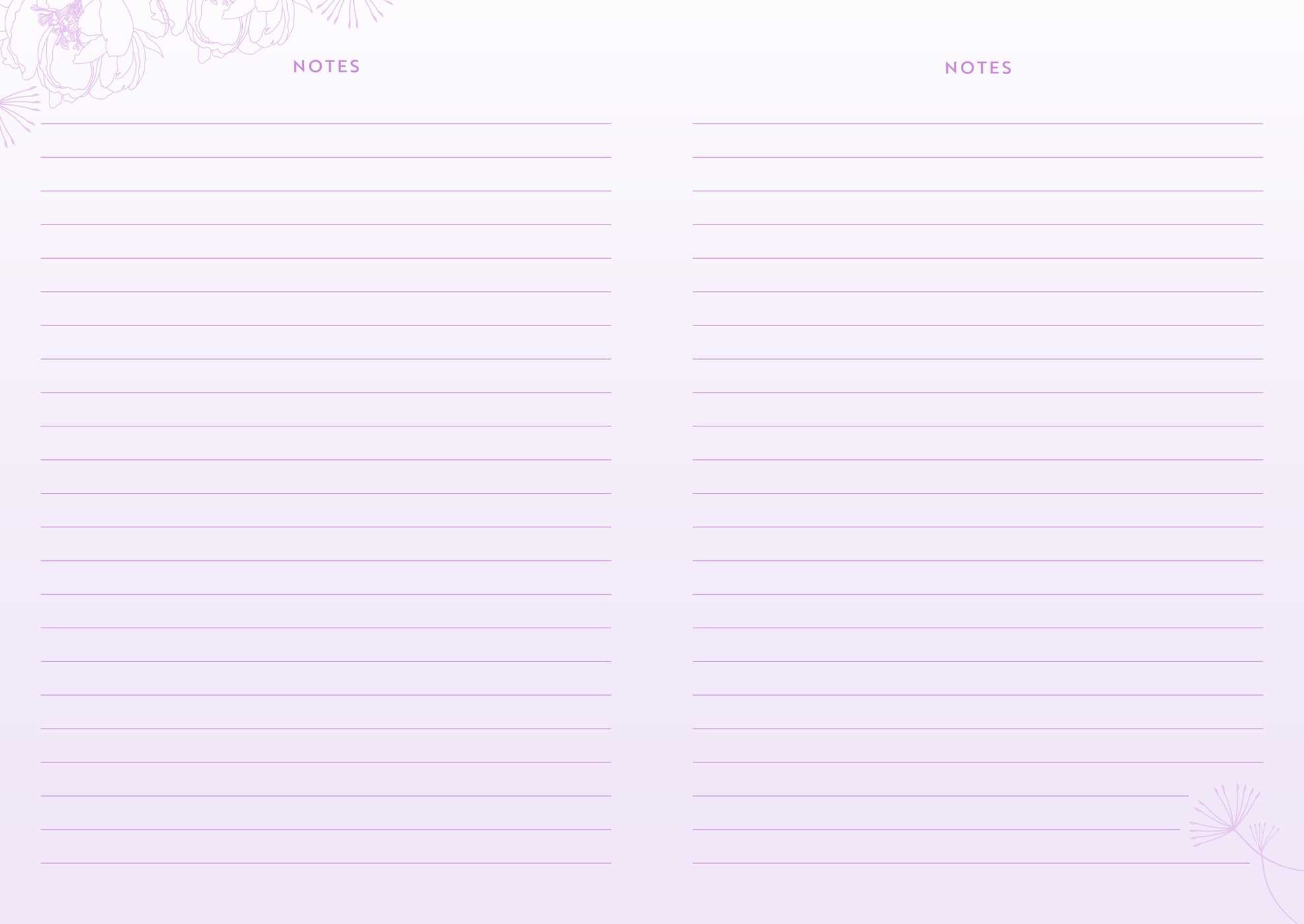 Wellness Notebook Set