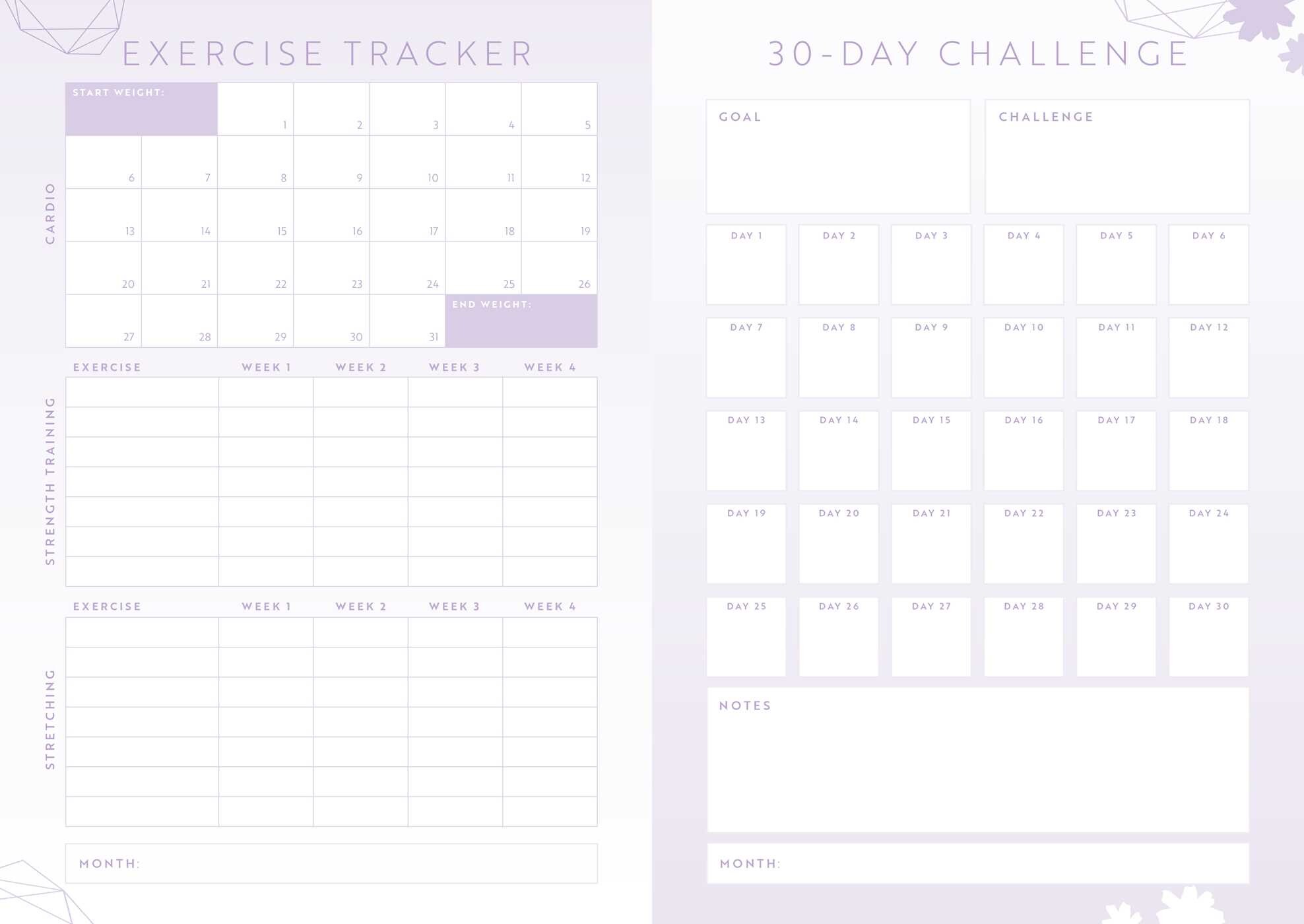 Wellness Notebook Set