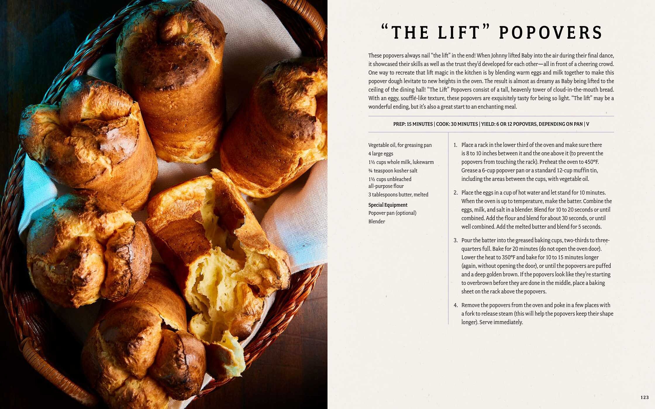Dirty Dancing Cookbook