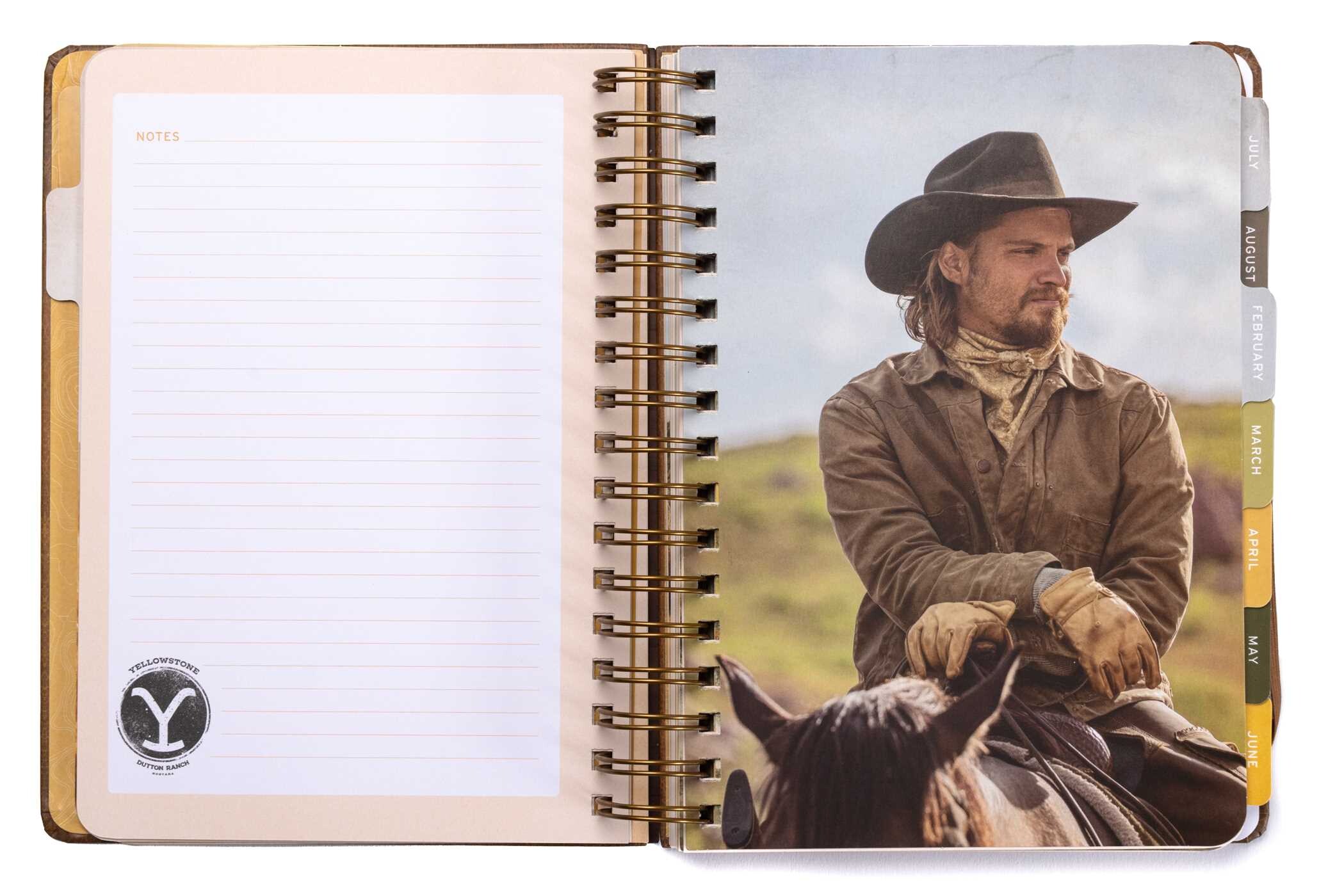 2025 Yellowstone The Dutton Ranch 13Month Weekly Planner Book by