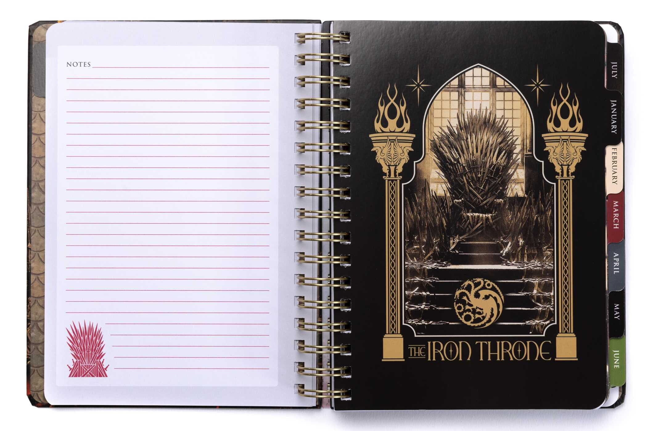 2025 House of the Dragon 13-Month Weekly Planner
