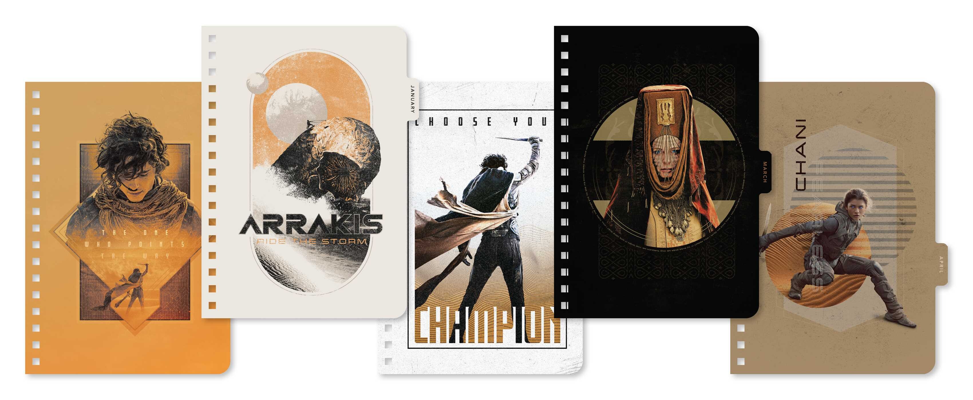 2025 Dune: Part 2 13-Month Weekly Planner
