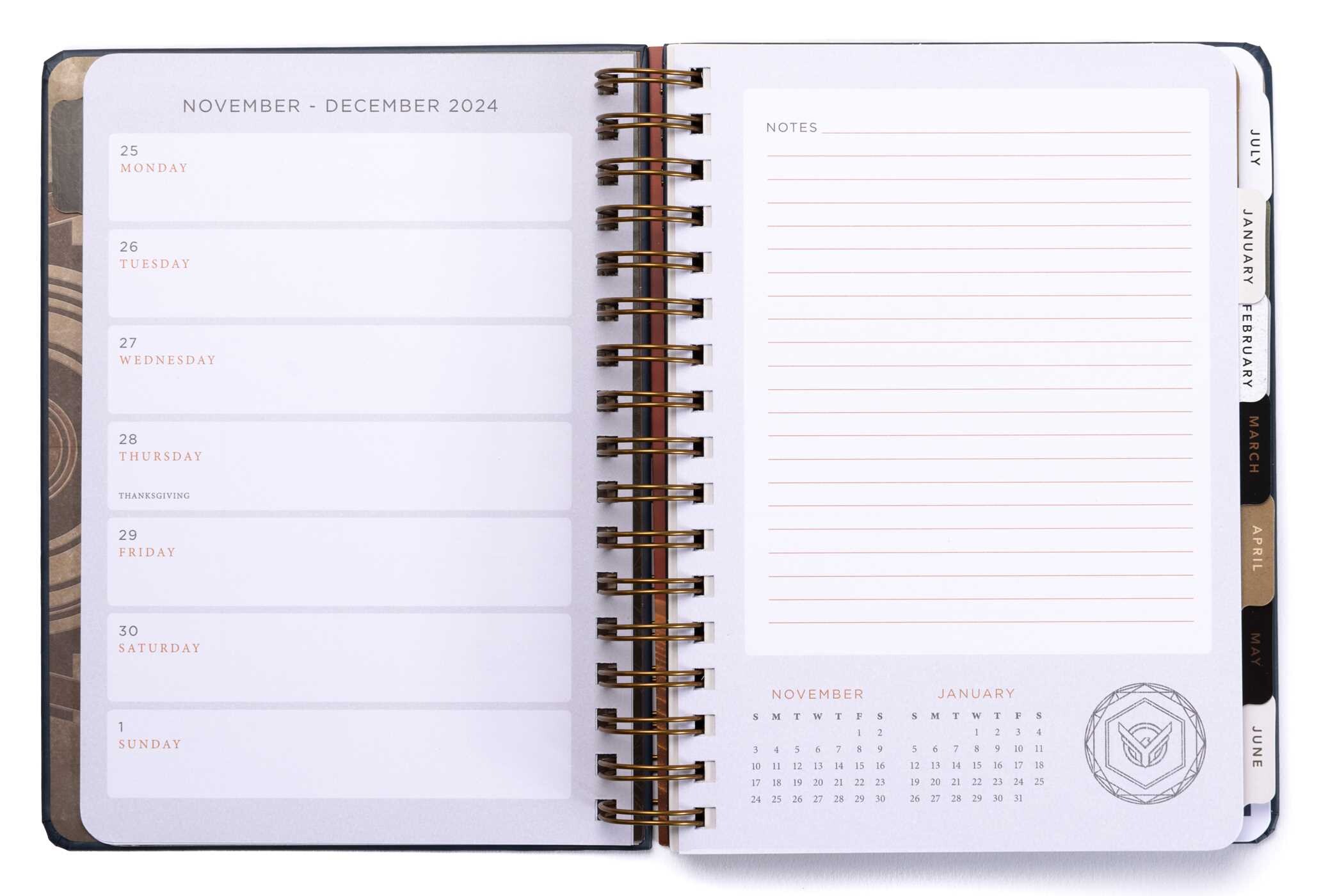 2025 Dune: Part 2 13-Month Weekly Planner