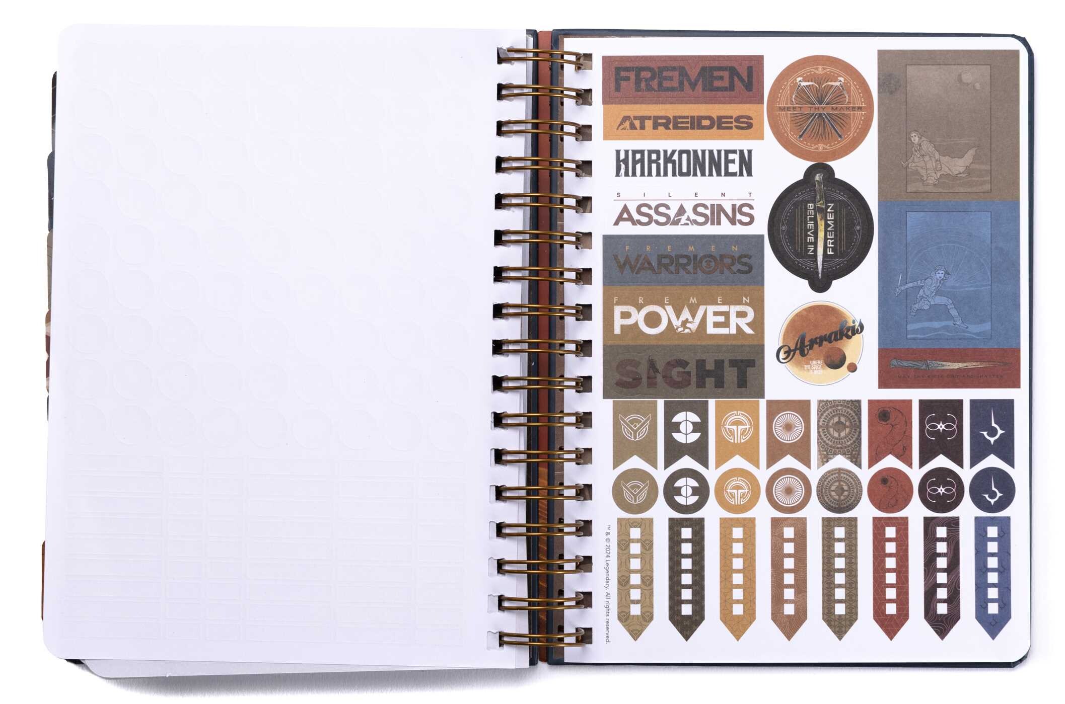 2025 Dune: Part 2 13-Month Weekly Planner