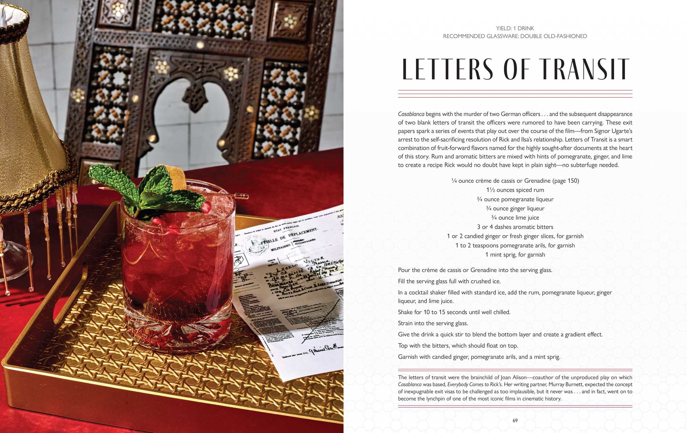 Casablanca Cocktails