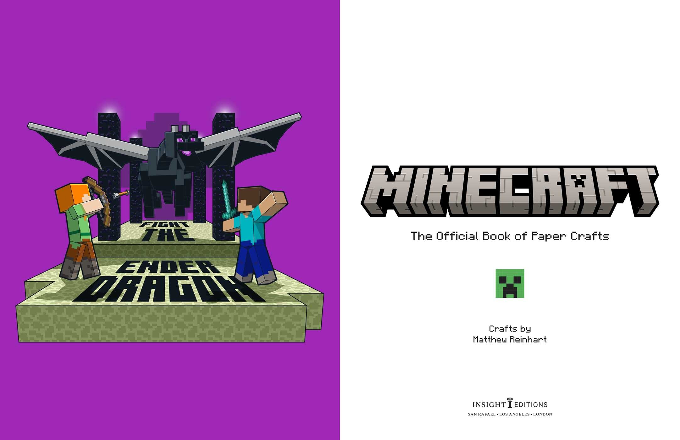 Minecraft: The Official Book of Paper Crafts