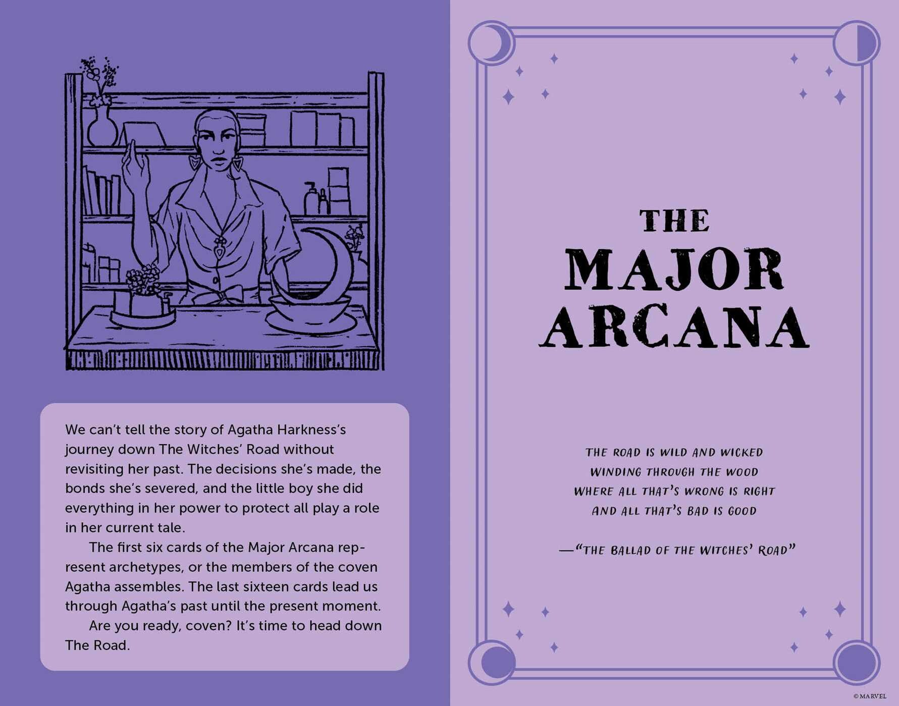 Agatha All Along Tarot Deck and Guidebook