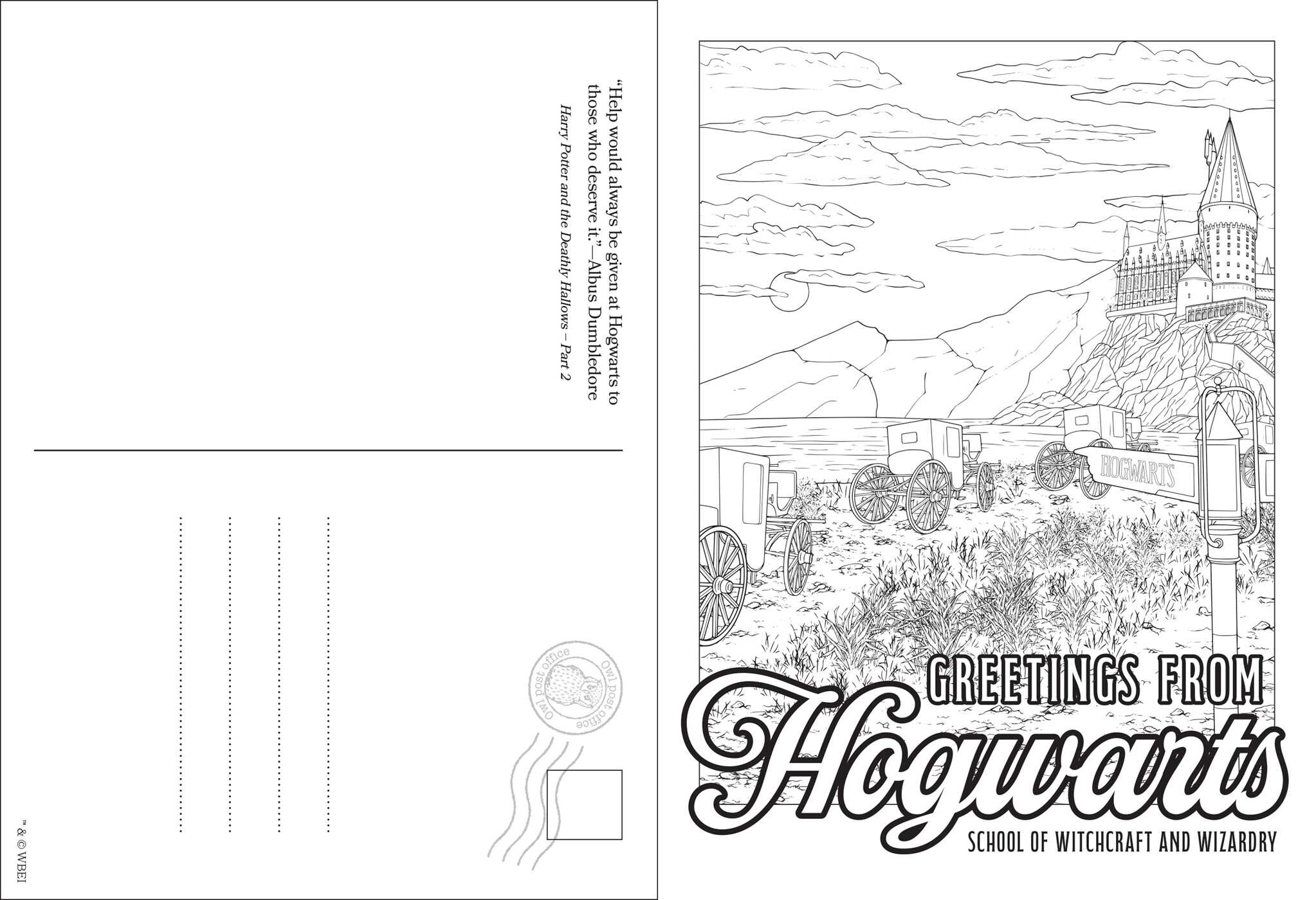 Harry Potter: Greetings from Hogwarts, Hogsmeade, and Beyond!