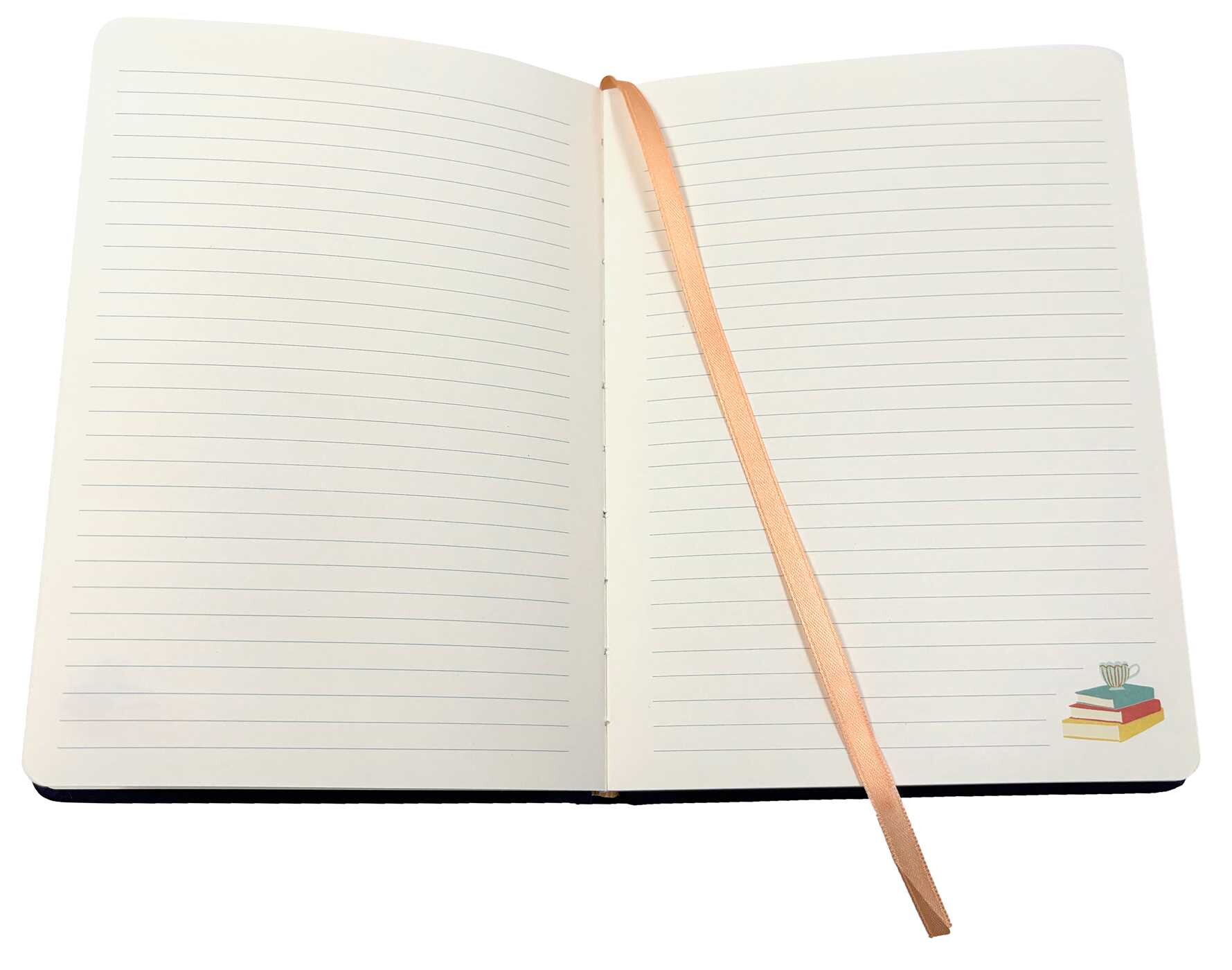 Book Lover's Embroidered Journal