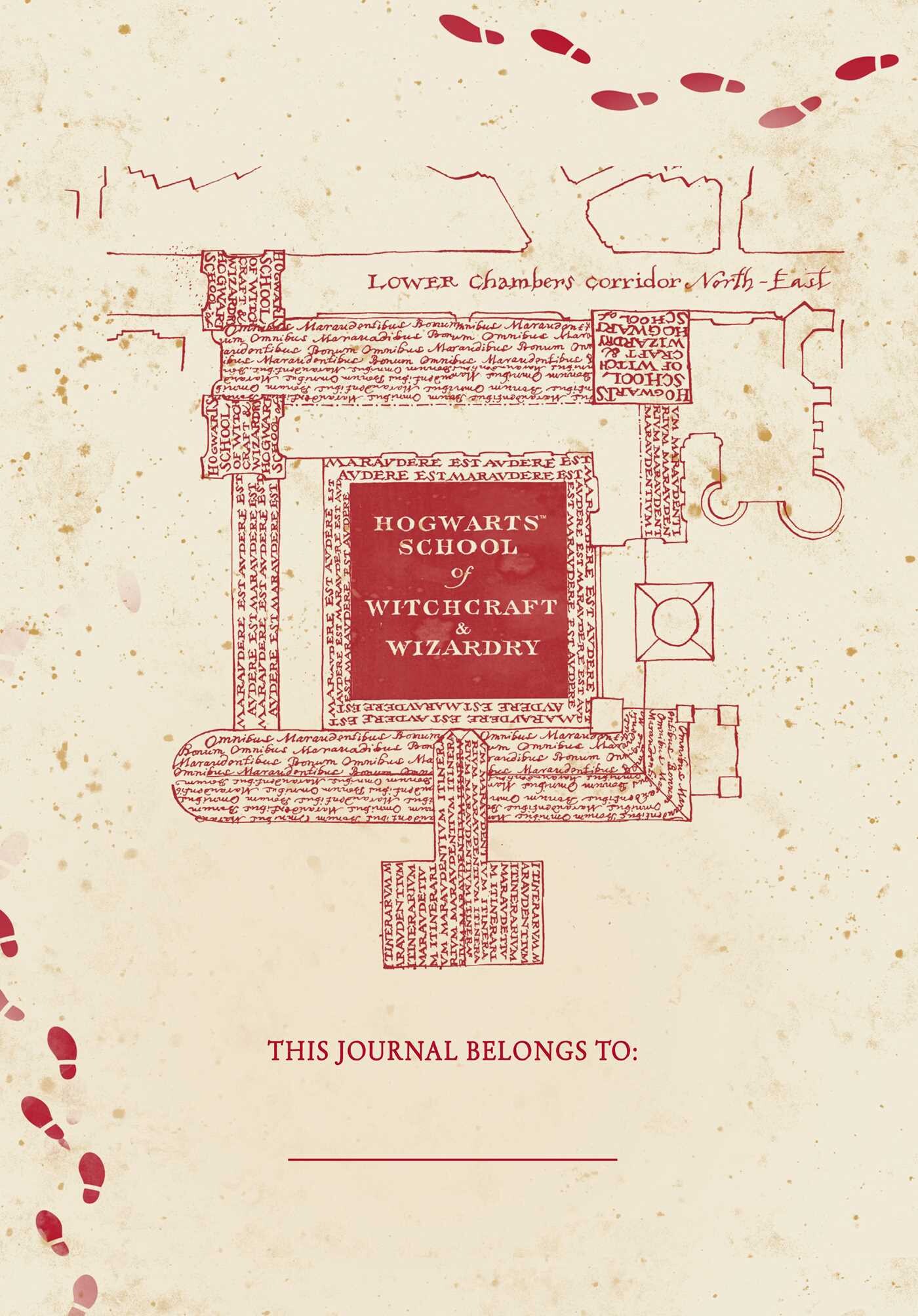 Harry Potter: Marauder's Map Glow in the Dark Journal