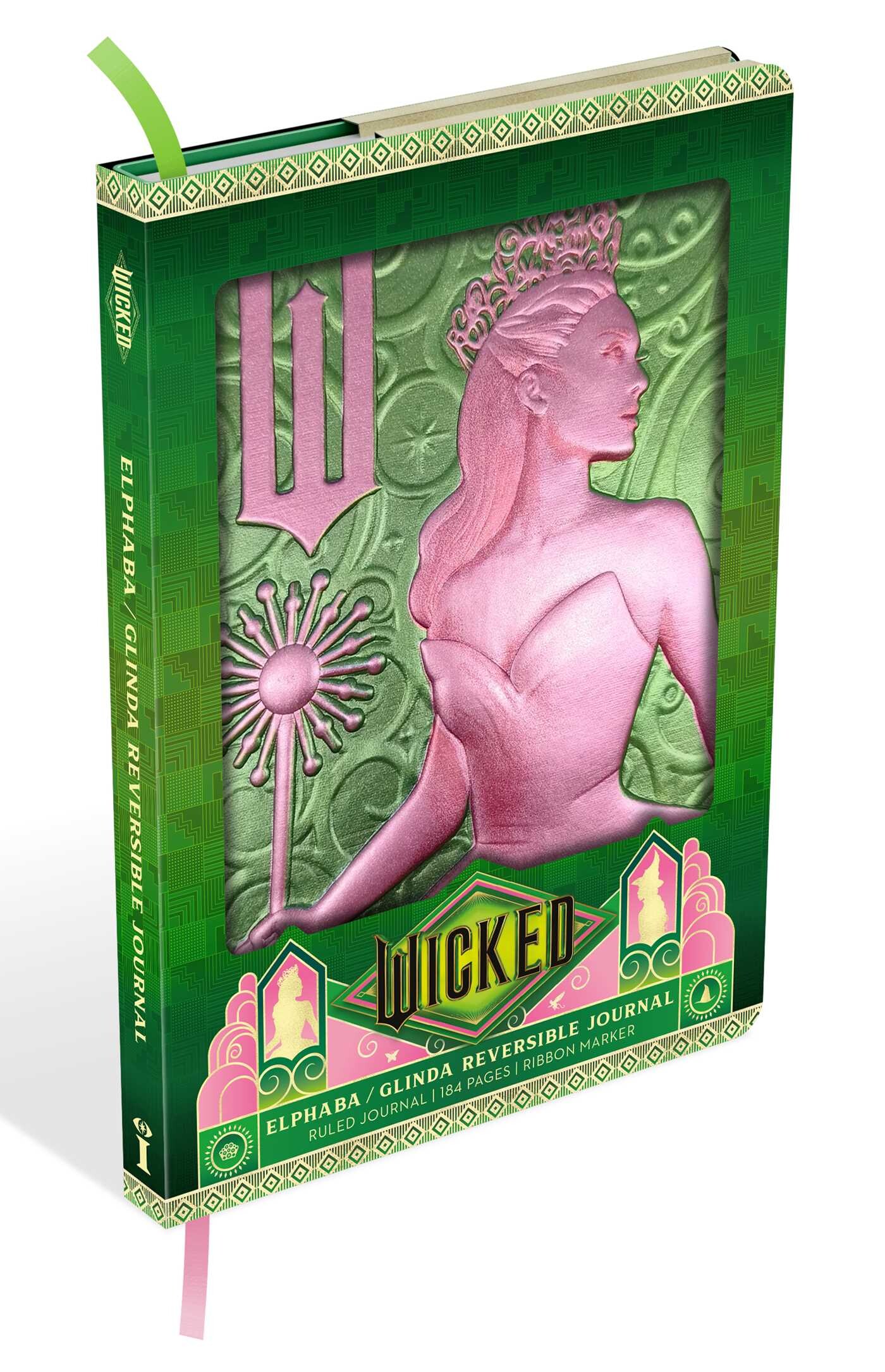 Wicked: Elphaba / Glinda Reversible Sculpted Journal