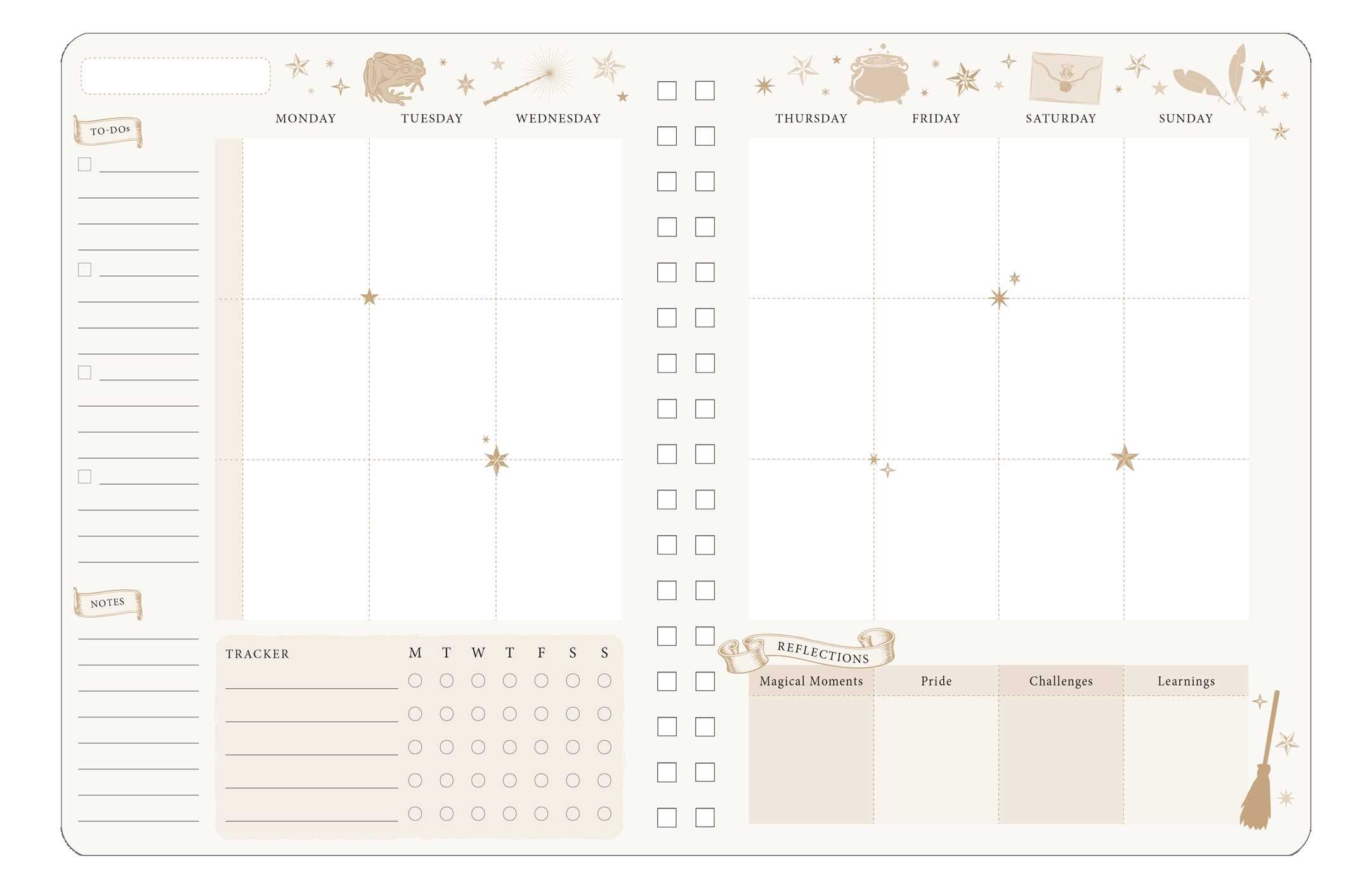 Harry Potter: Magical Places 12-Month Undated Planner
